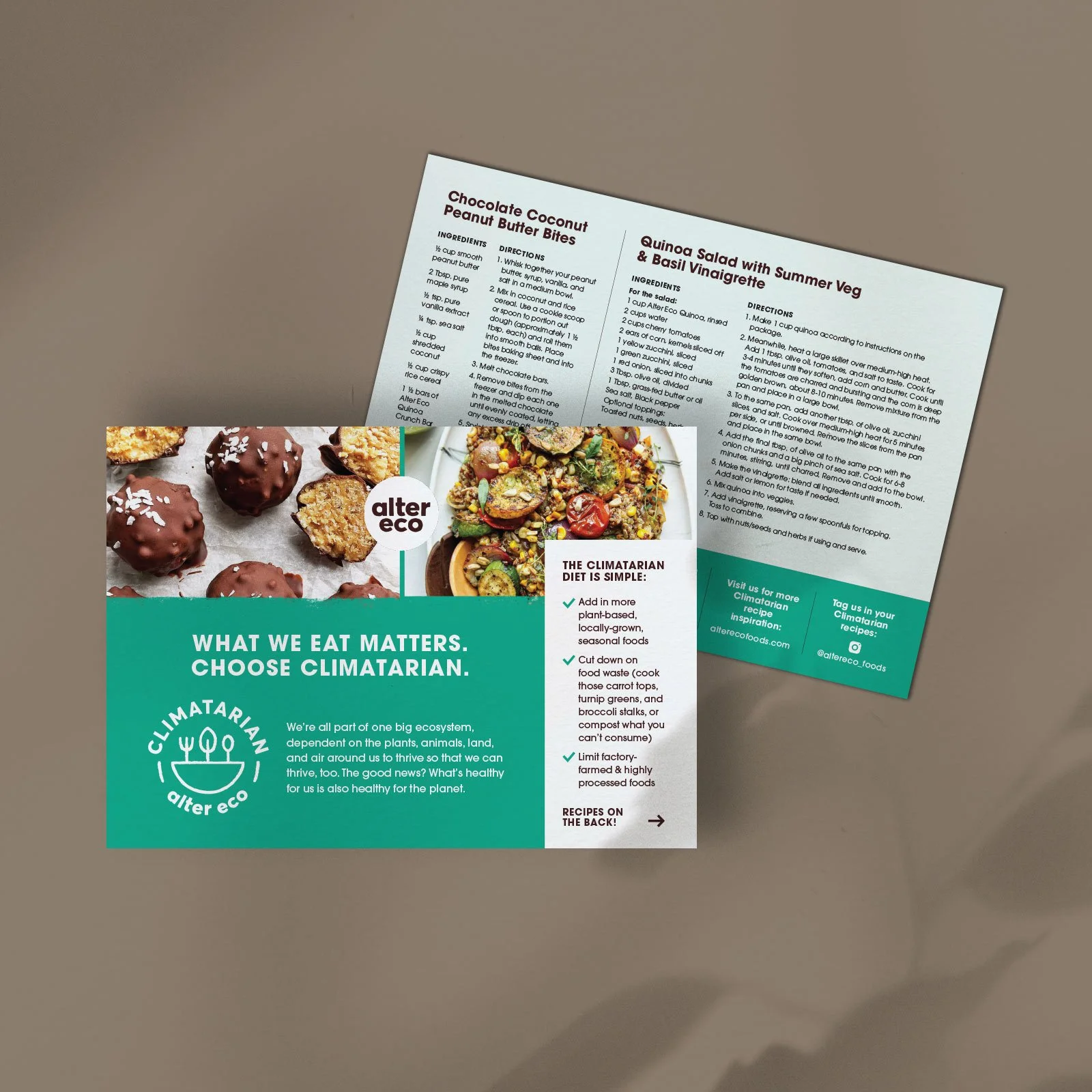 Alter Eco Climatarian Diet Marketing Campaign - Pilar Ochi