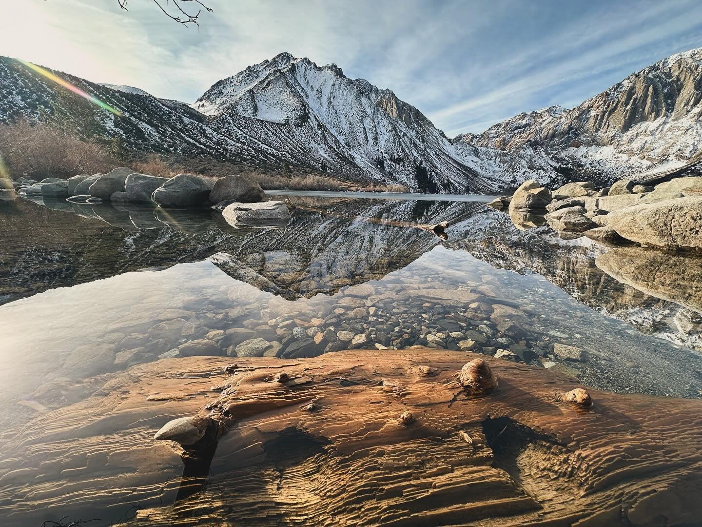 Convict Lake. Made a stop here on the way home. Got some beautiful views. #convictlake