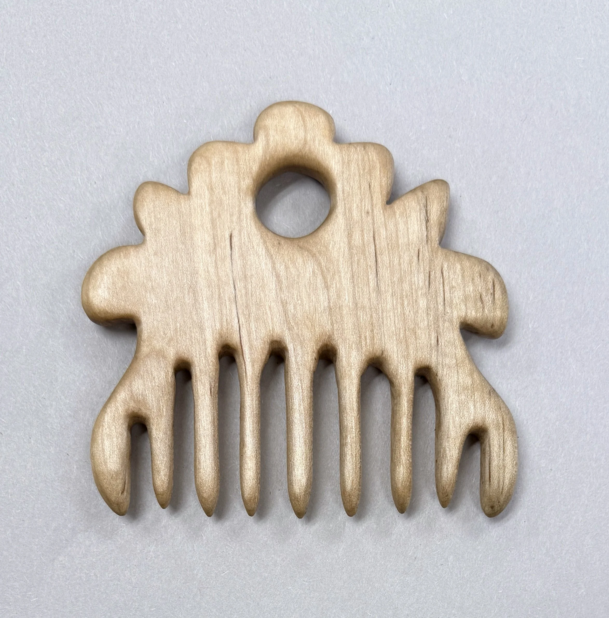 Hand-carved Wooden Comb