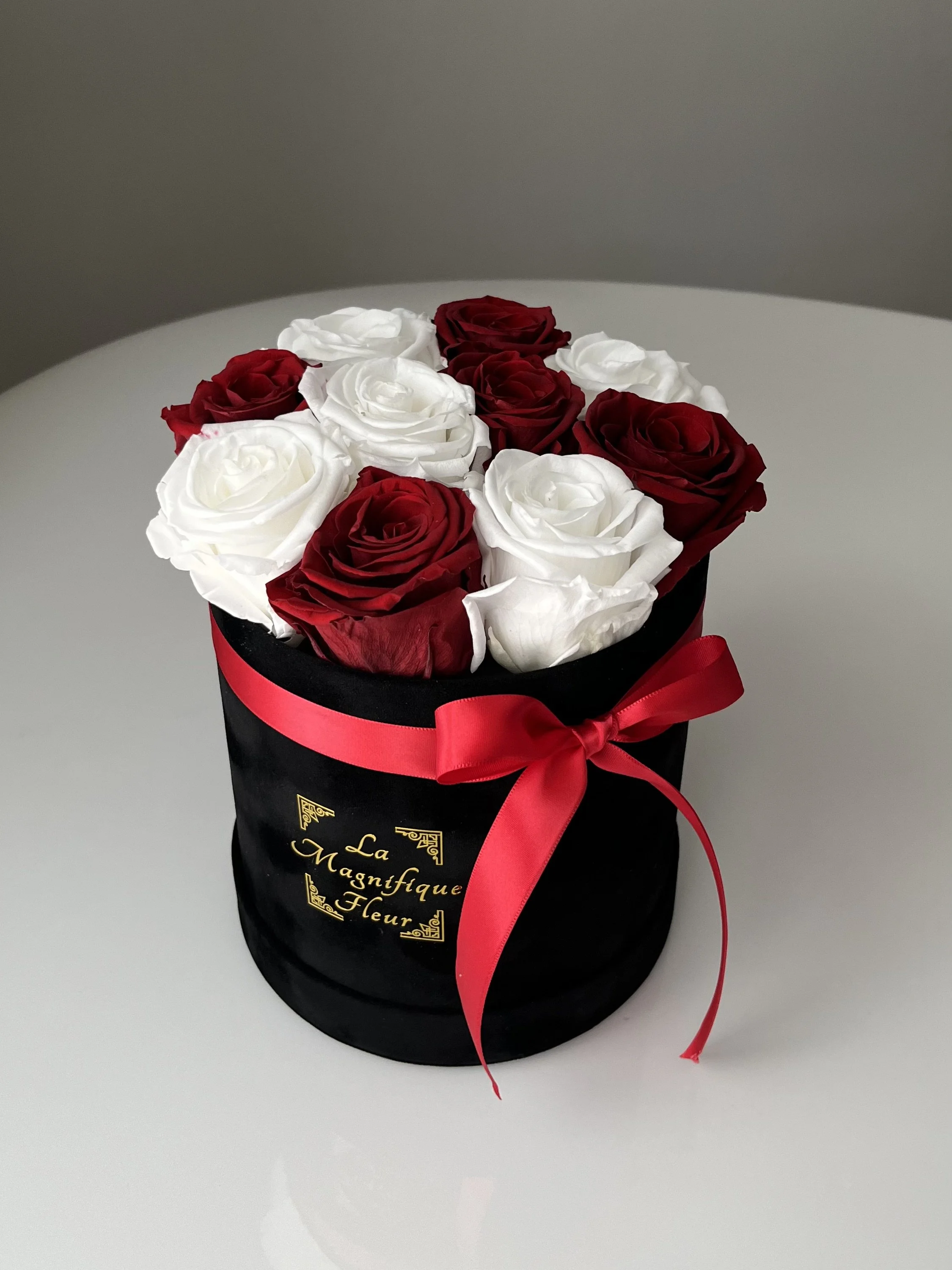 Medium Round Velvet box - Duo