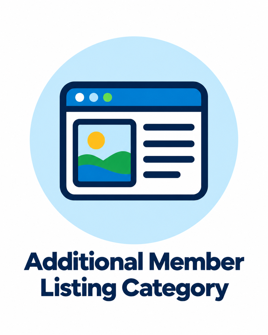 Additional Member Listing Category