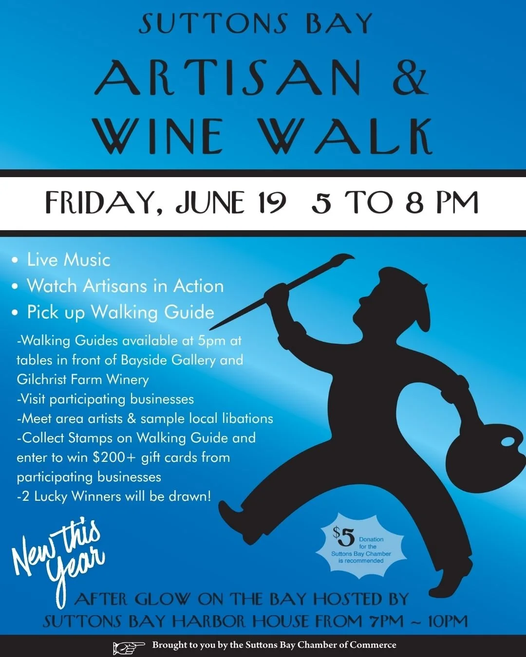2026 SUMMER ARTISAN & WINE WALK DOWNTOWN SUTTONS BAY