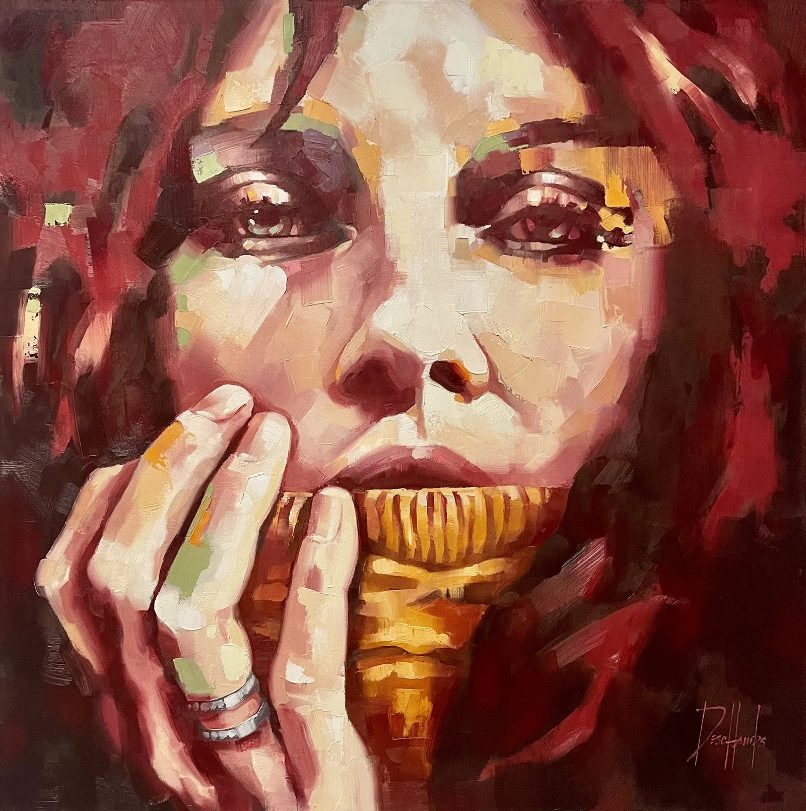 «Puis vint l'automne»
Huile sur toile
30x30