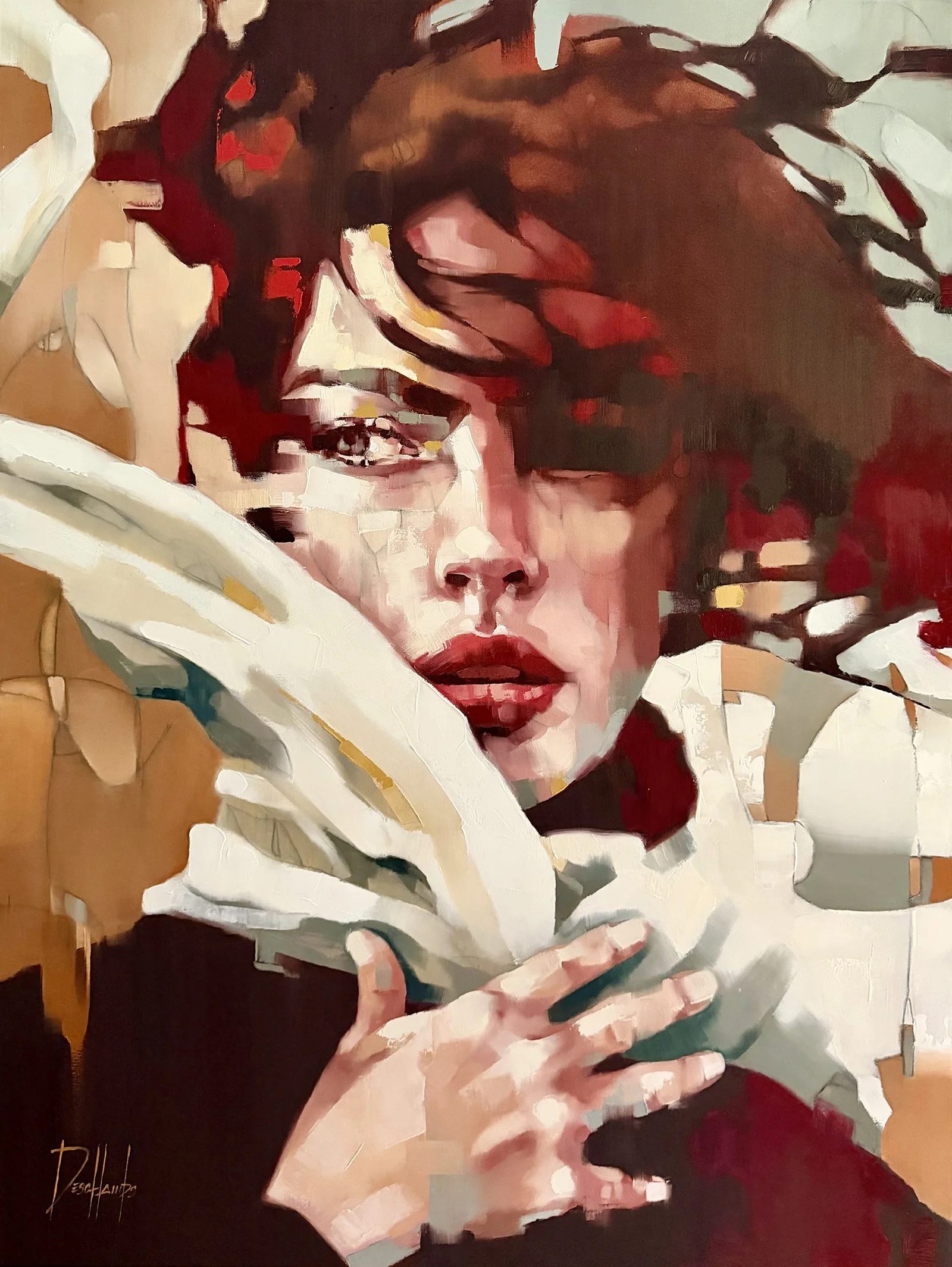 «Face au vent contraire»
Huile sur toile
40x30