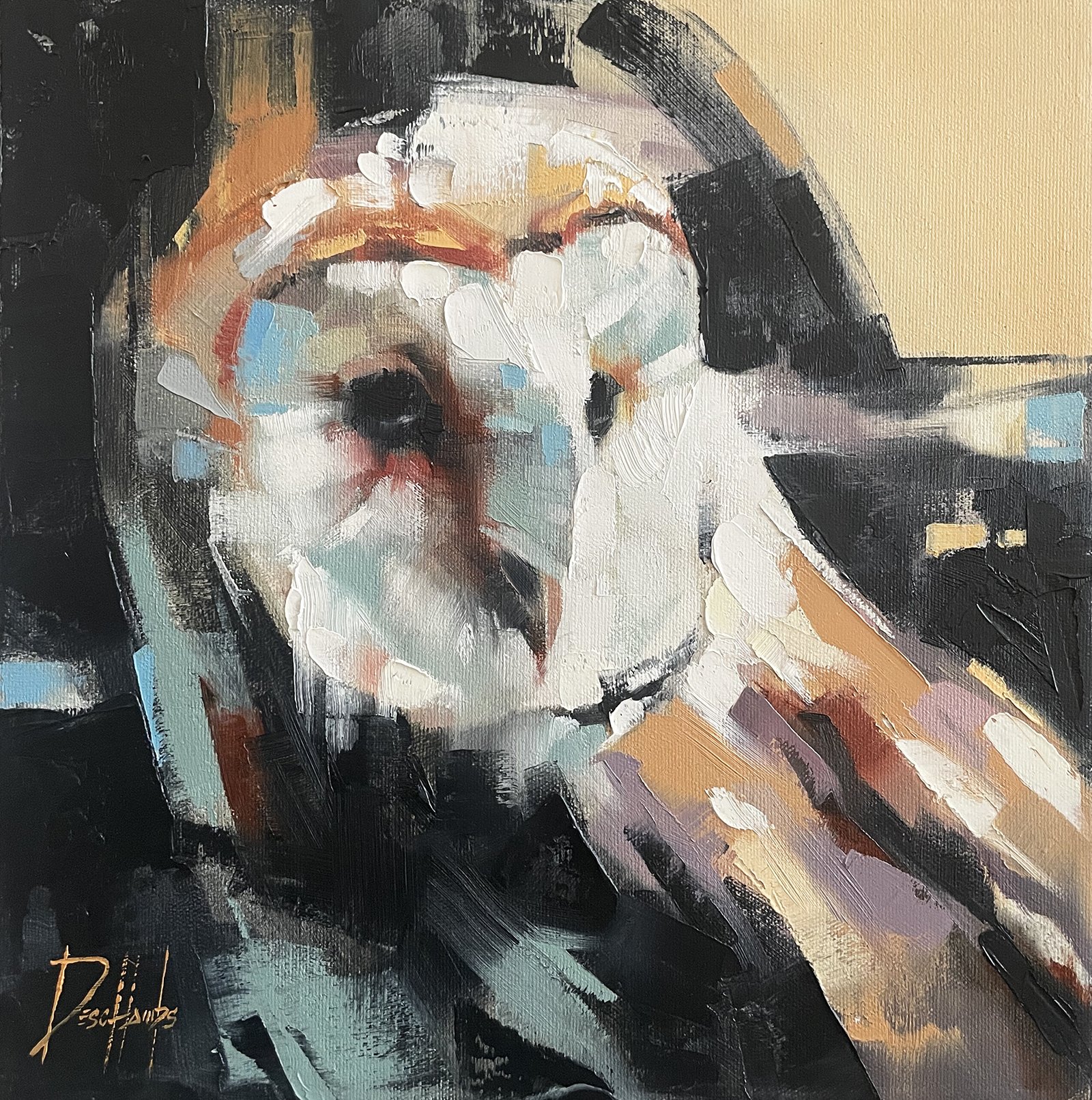 «Rôdeur de la nuit»
Huile sur toile
12x12