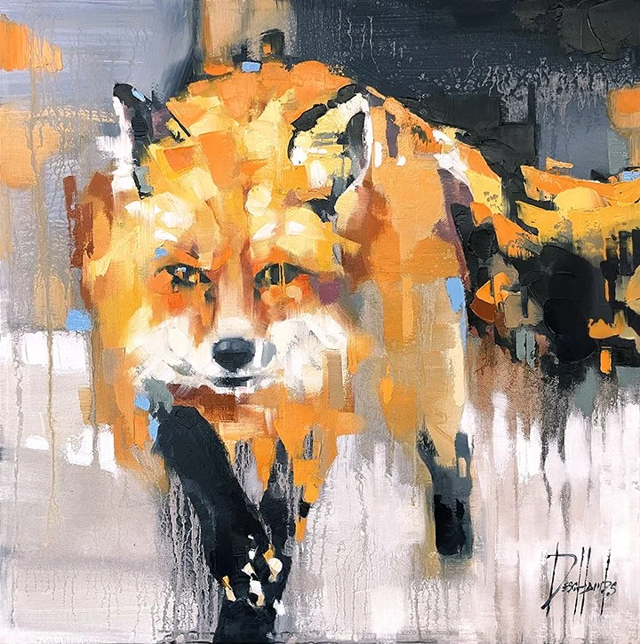 «La traque»
Huile sur toile
16x16