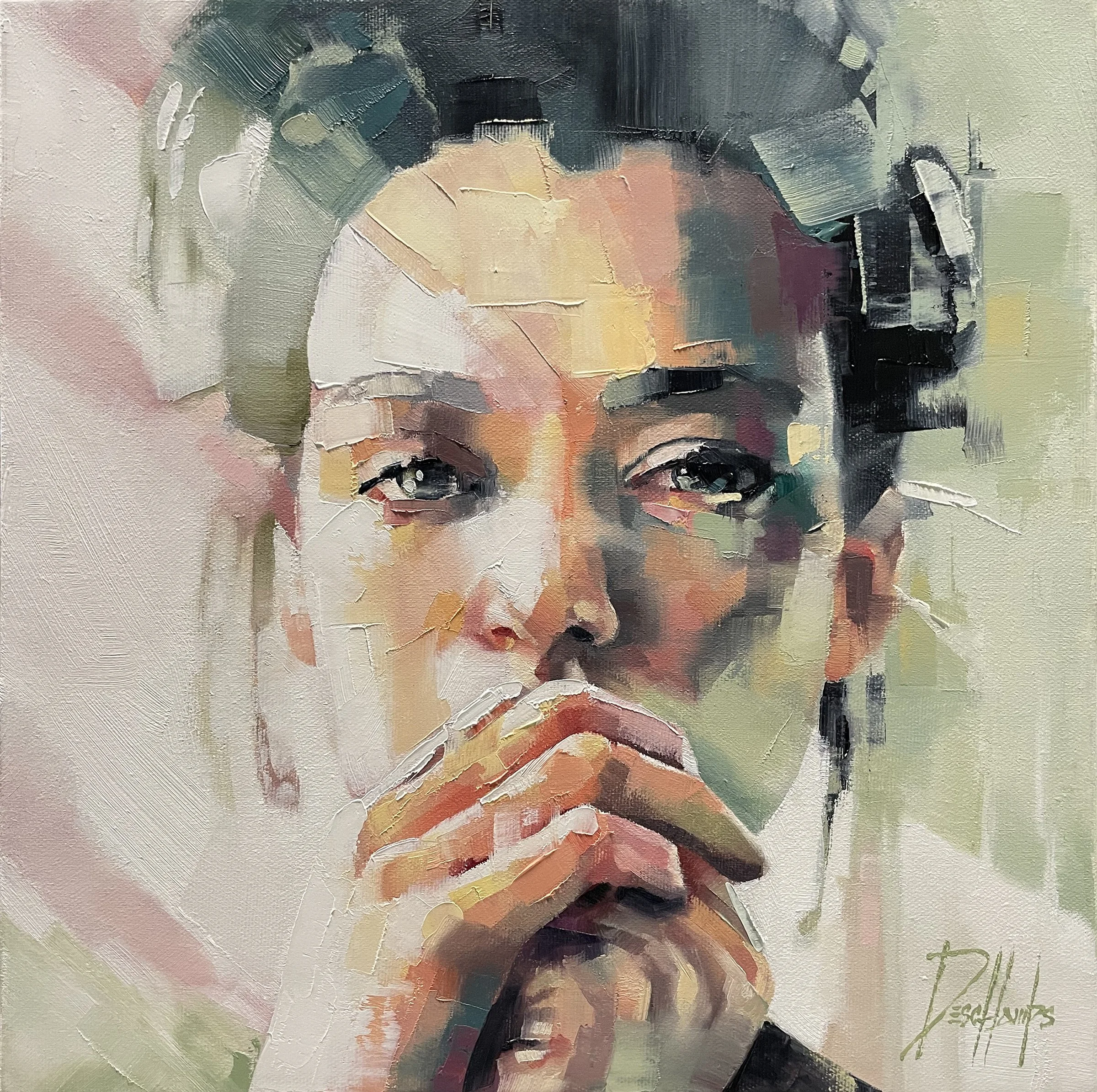 «Avant les mots»
Huile sur toile
12x12