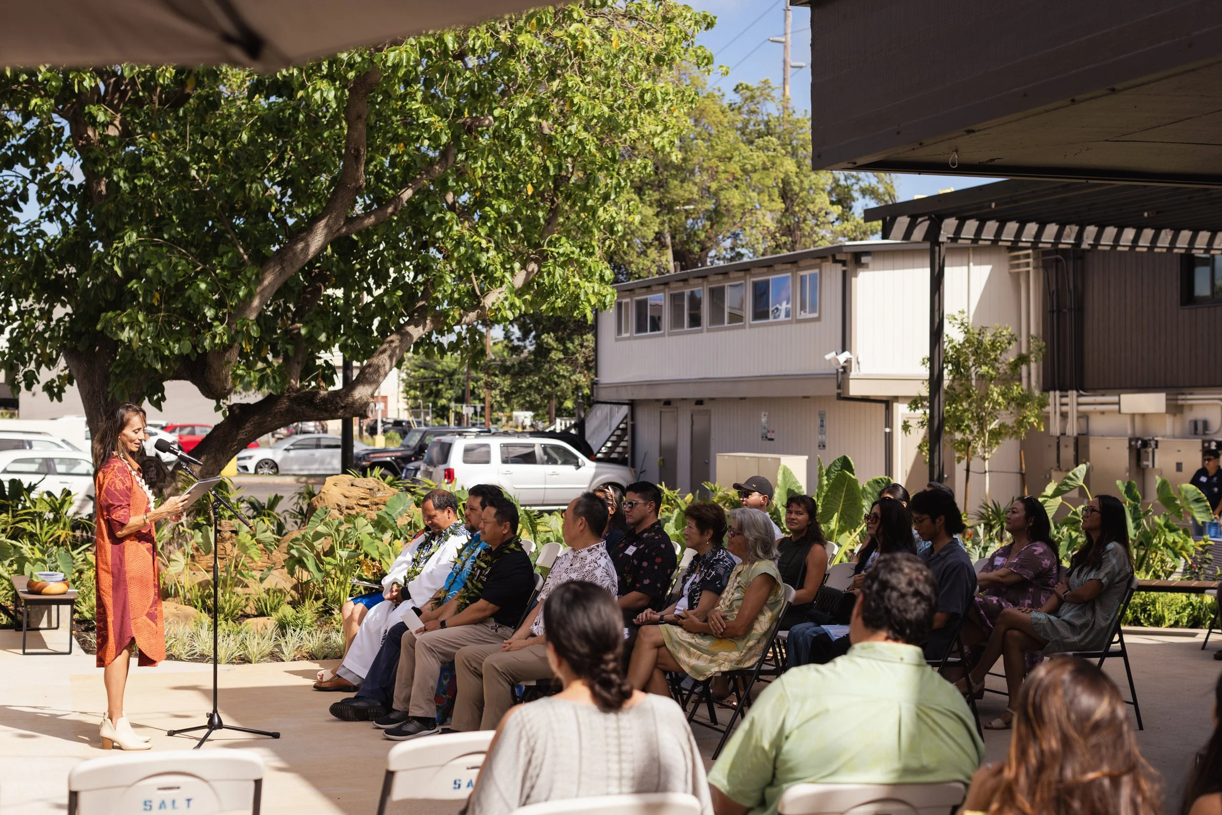 Trustee Noelani Goodyear-Kaʻōpua Delivers Remarks at Waiānuenue Blessing.jpg