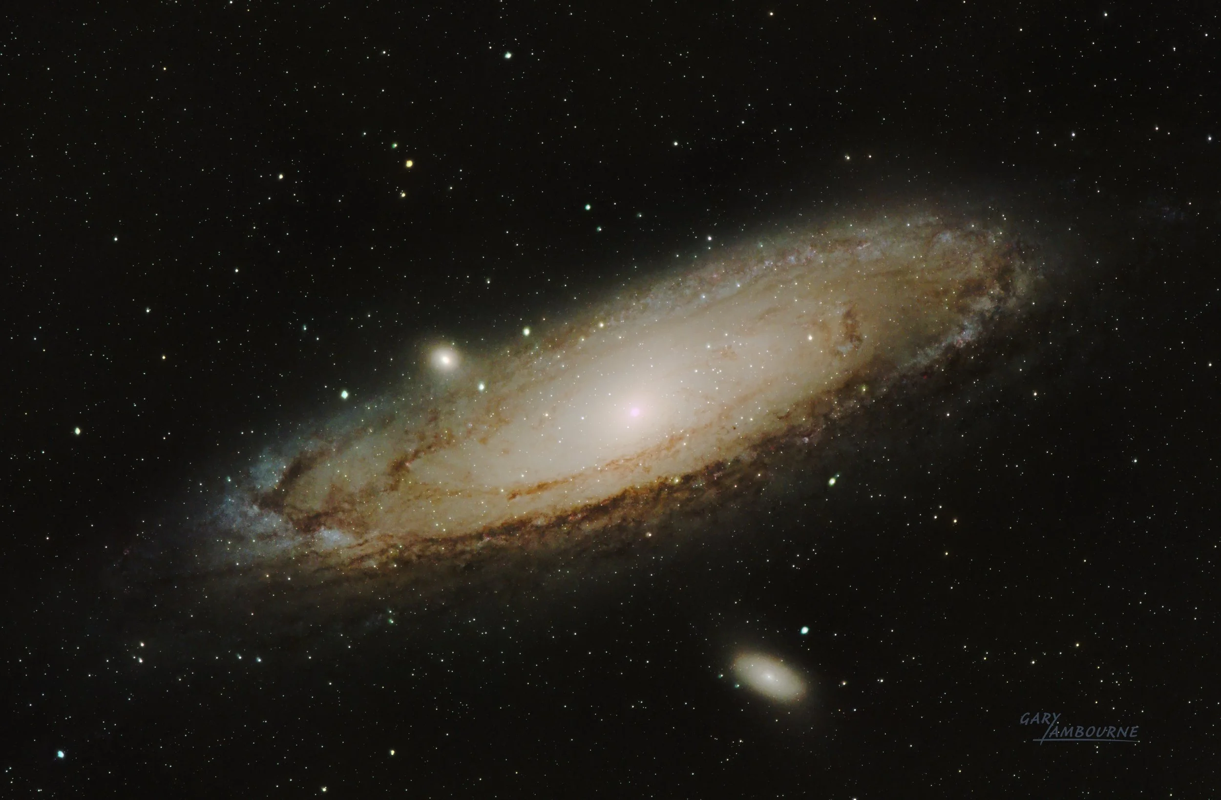 Andromeda Galaxy Astrophotography Image