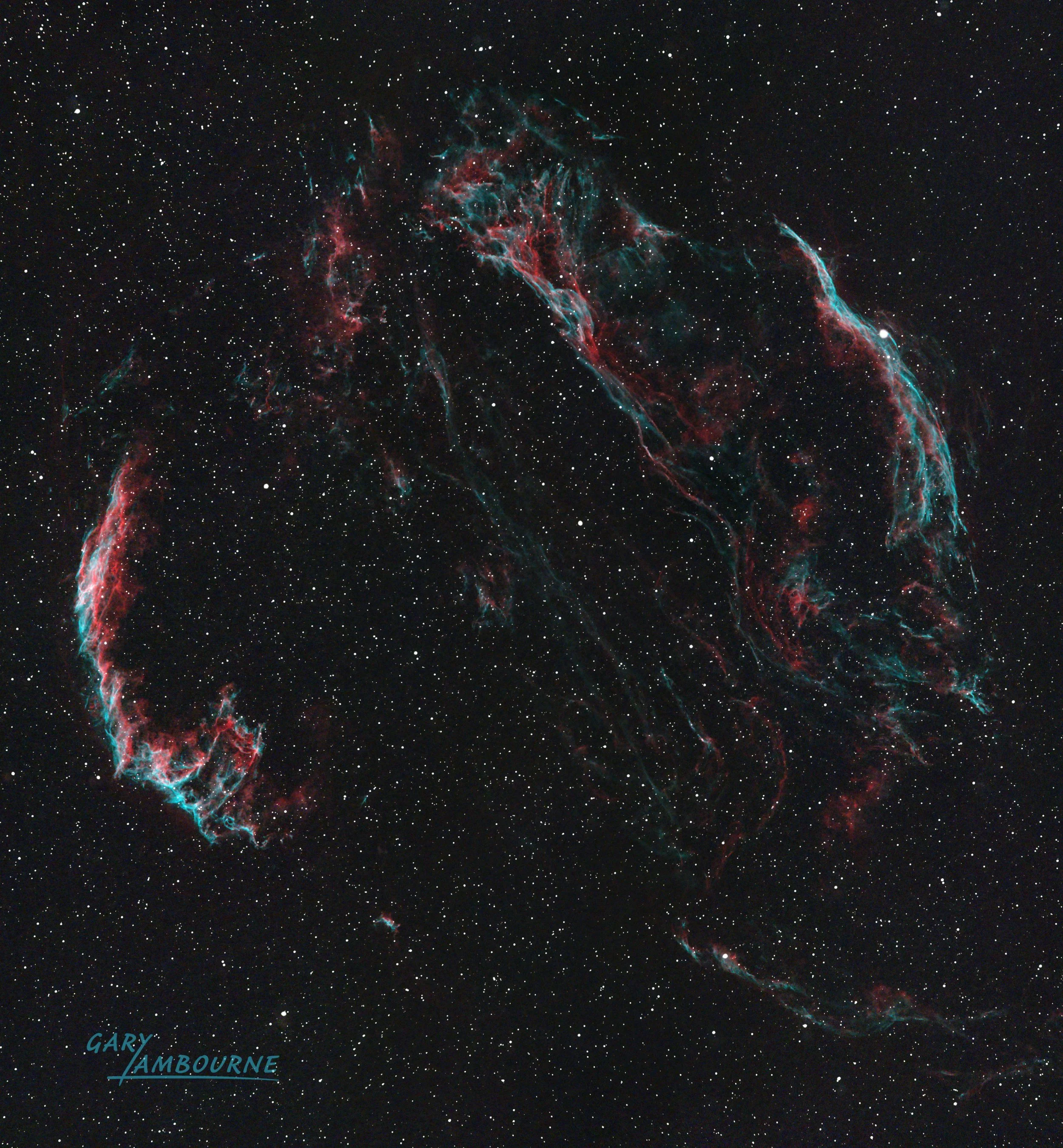 Cygnus Loop Astrophotography Image