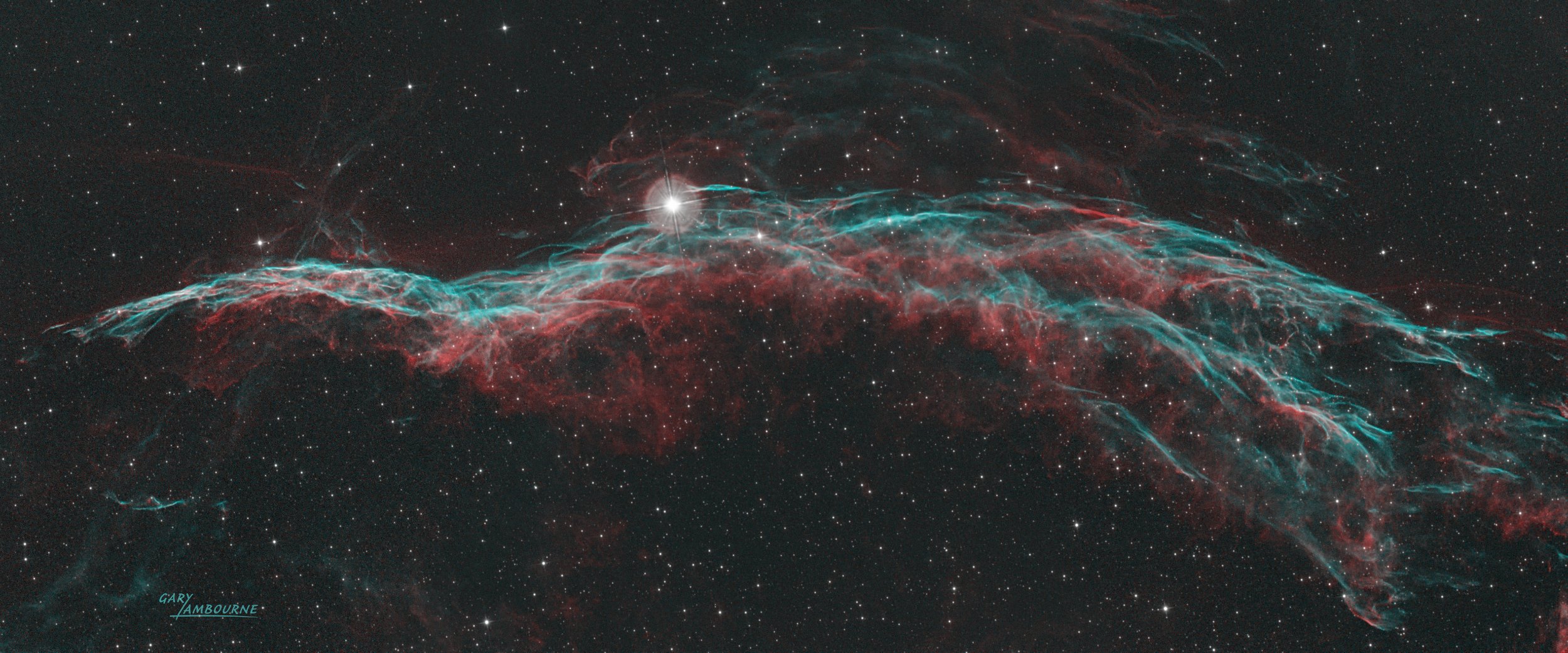 Witches Broom - Western Veil Nebula in Cygnus