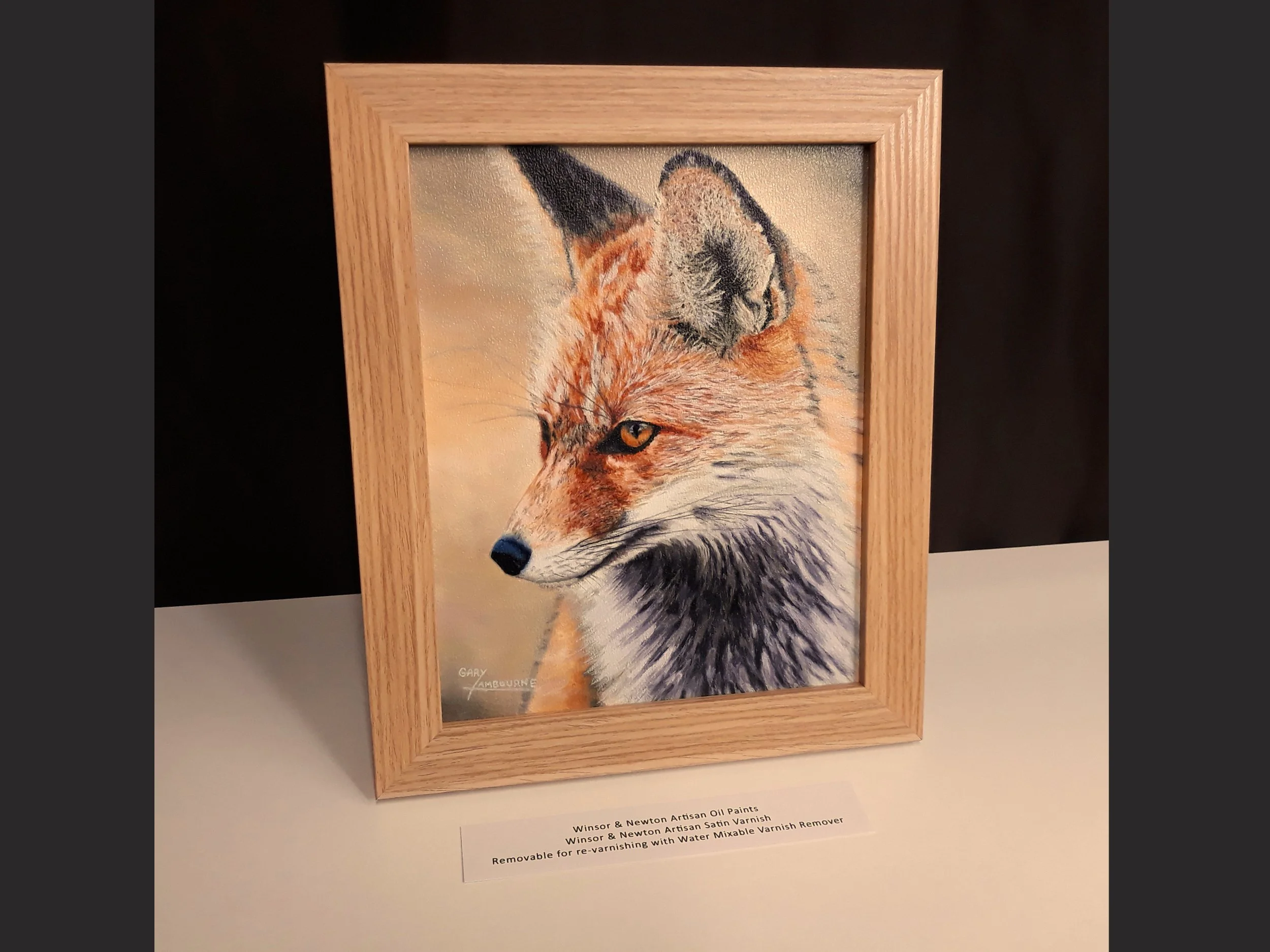 Fox Portrait Original Oil Study