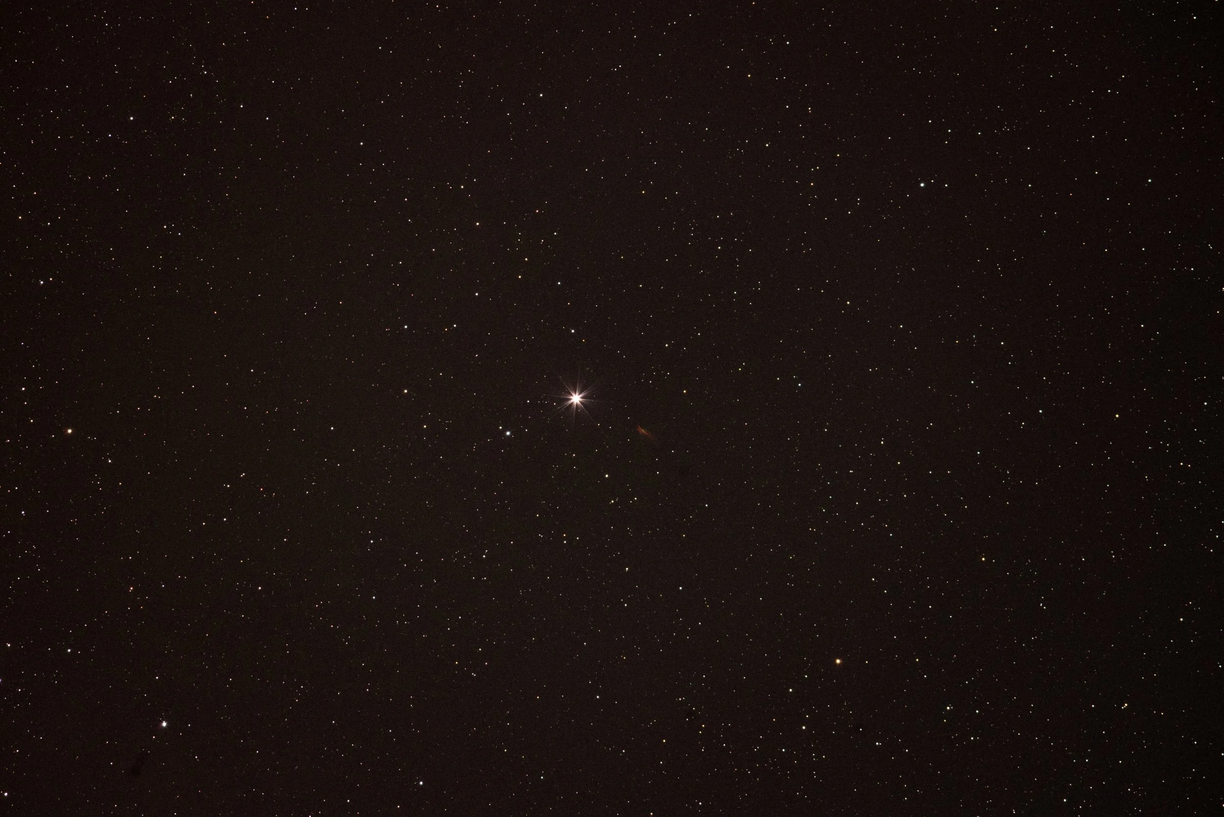 Canon EF 400mm L USM Lens Test Image Stars at F6.3