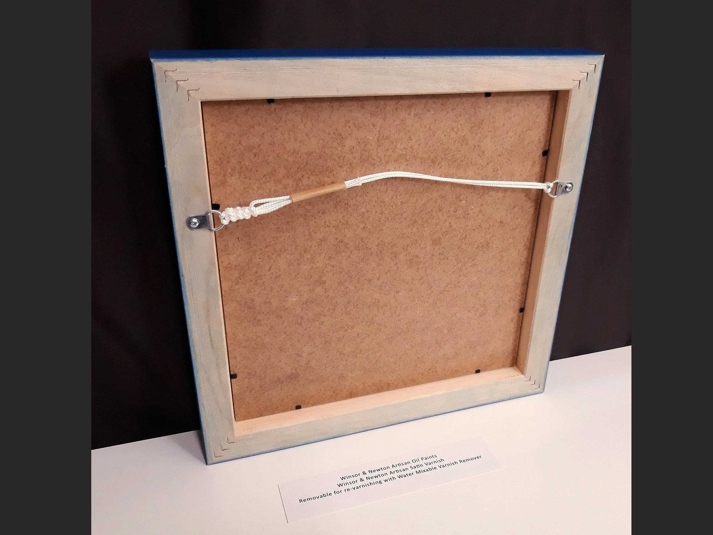 4.3 Kingfisher Painting framed back Copyright Image.jpg