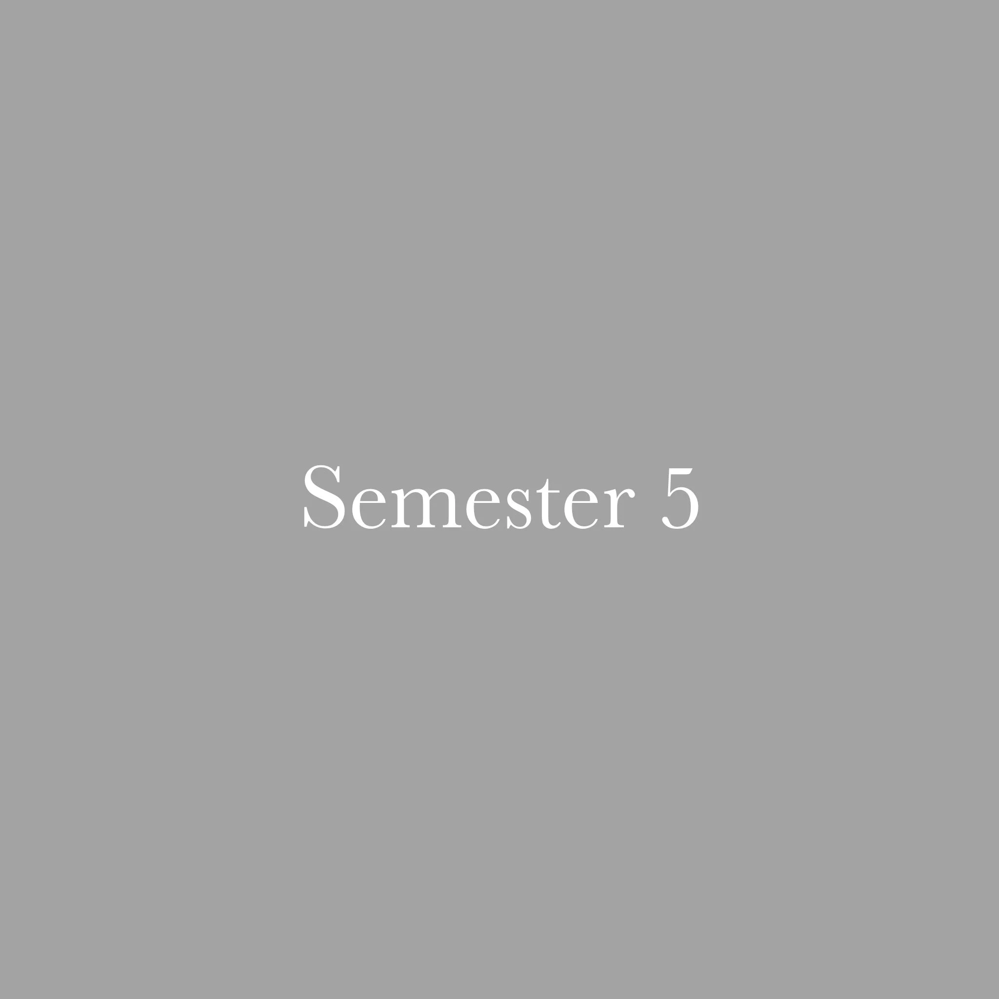 Semester 5