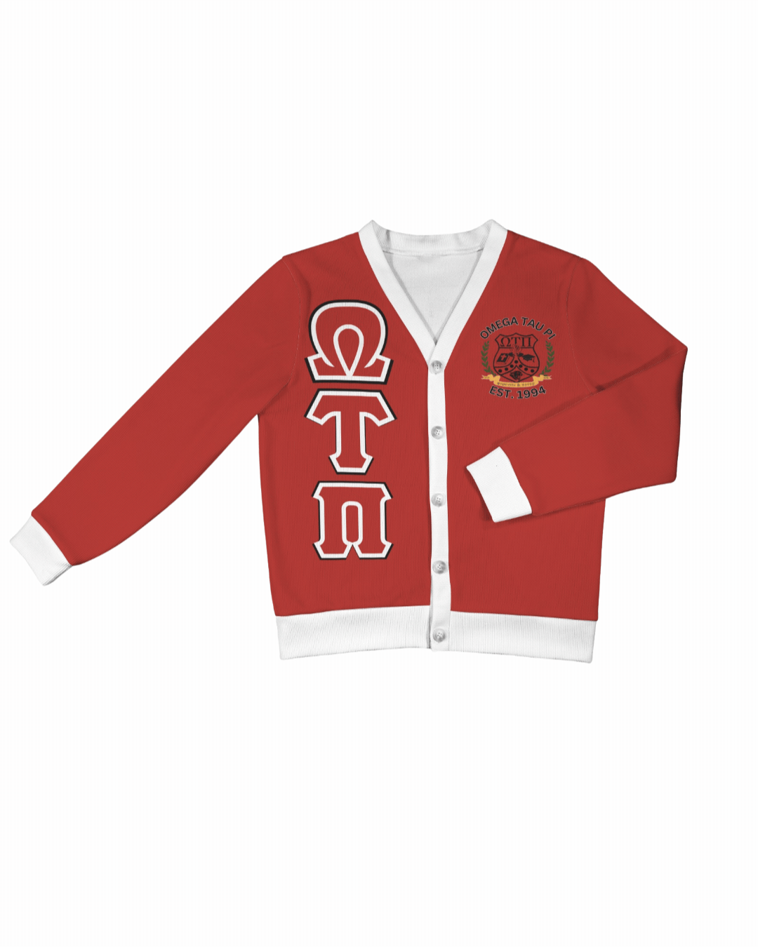 Remember P.I.E. Cardigan – Red