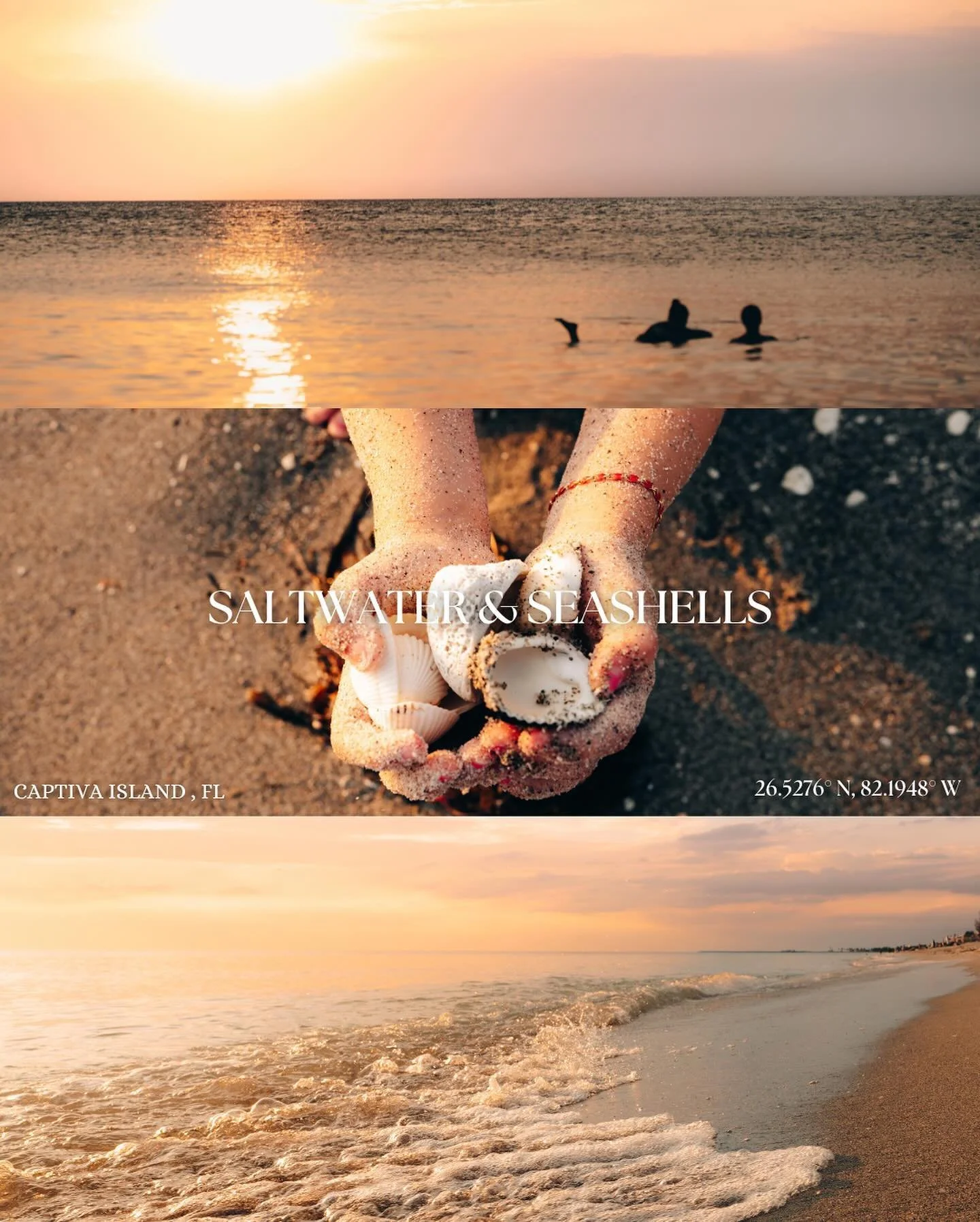 🌊 Saltwater &amp; Seashells 🐚
.
A family vacation is a lot of things: chaos, laughter, drama, but most of all, memories that will last for infinity, completely cemented in our brains, only remembering how perfect those moments were, surrounded by p