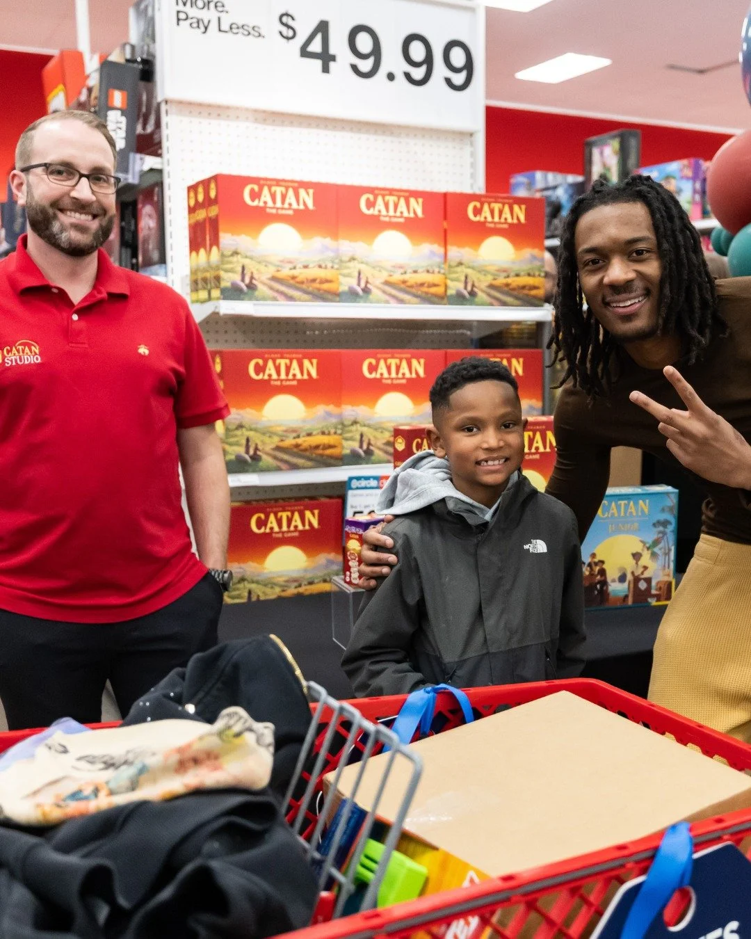 Kicking off the holidays alongside our client, @settlersofcatan, and the @timberwolves couldn&rsquo;t have been sweeter! 🎄🐺

As a Proud Partner, CATAN Studio helped bring extra joy to the Timberwolves&rsquo; annual Holiday Shopping Event &mdash; wh