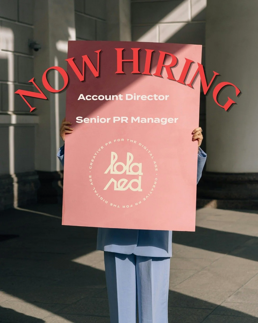 We&rsquo;re growing 🚀

Lola Red is hiring for two exciting roles:
⭐ Senior PR Manager
⭐ Account Director

We&rsquo;re looking for strategic thinkers, collaborative leaders and bold storytellers who are passionate about modern communications, culture