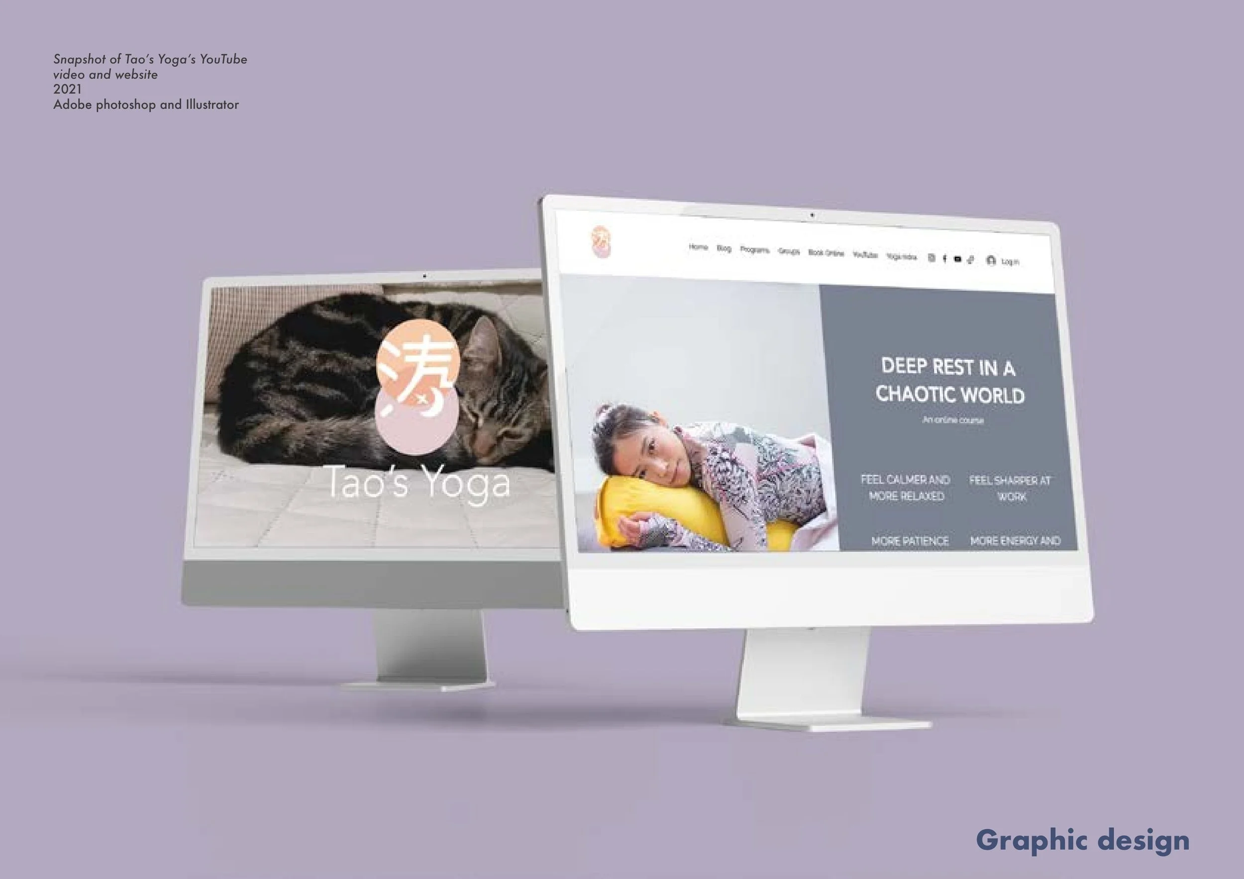 Tao's Yoga logo mock up
