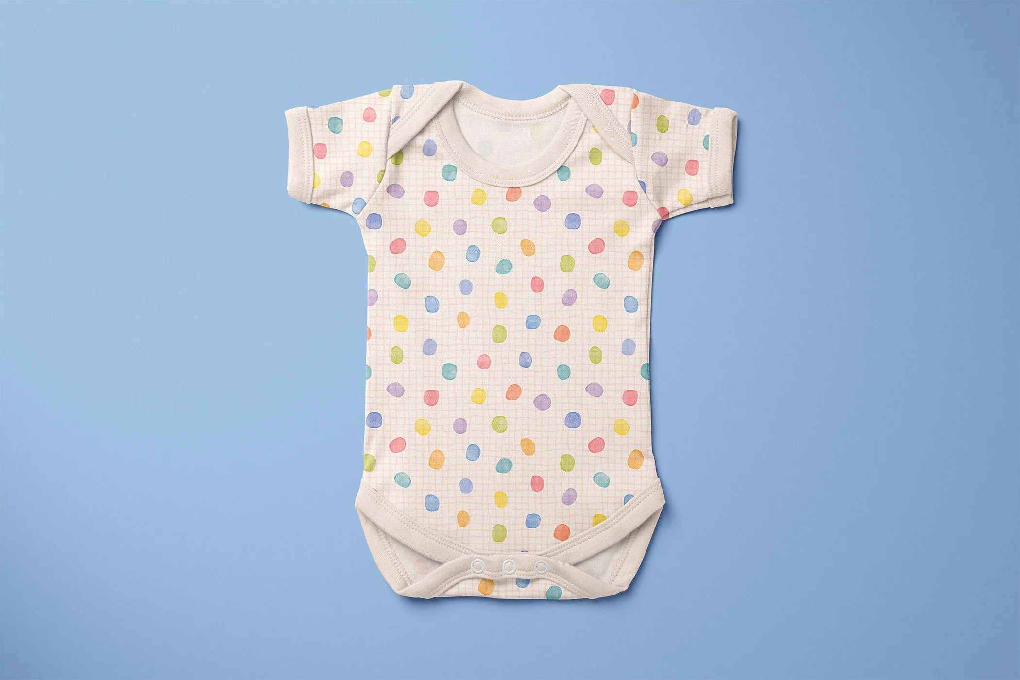 Watercolor Dots Onsie.JPG