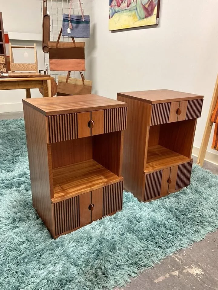 Pair of Mahogany nightstands