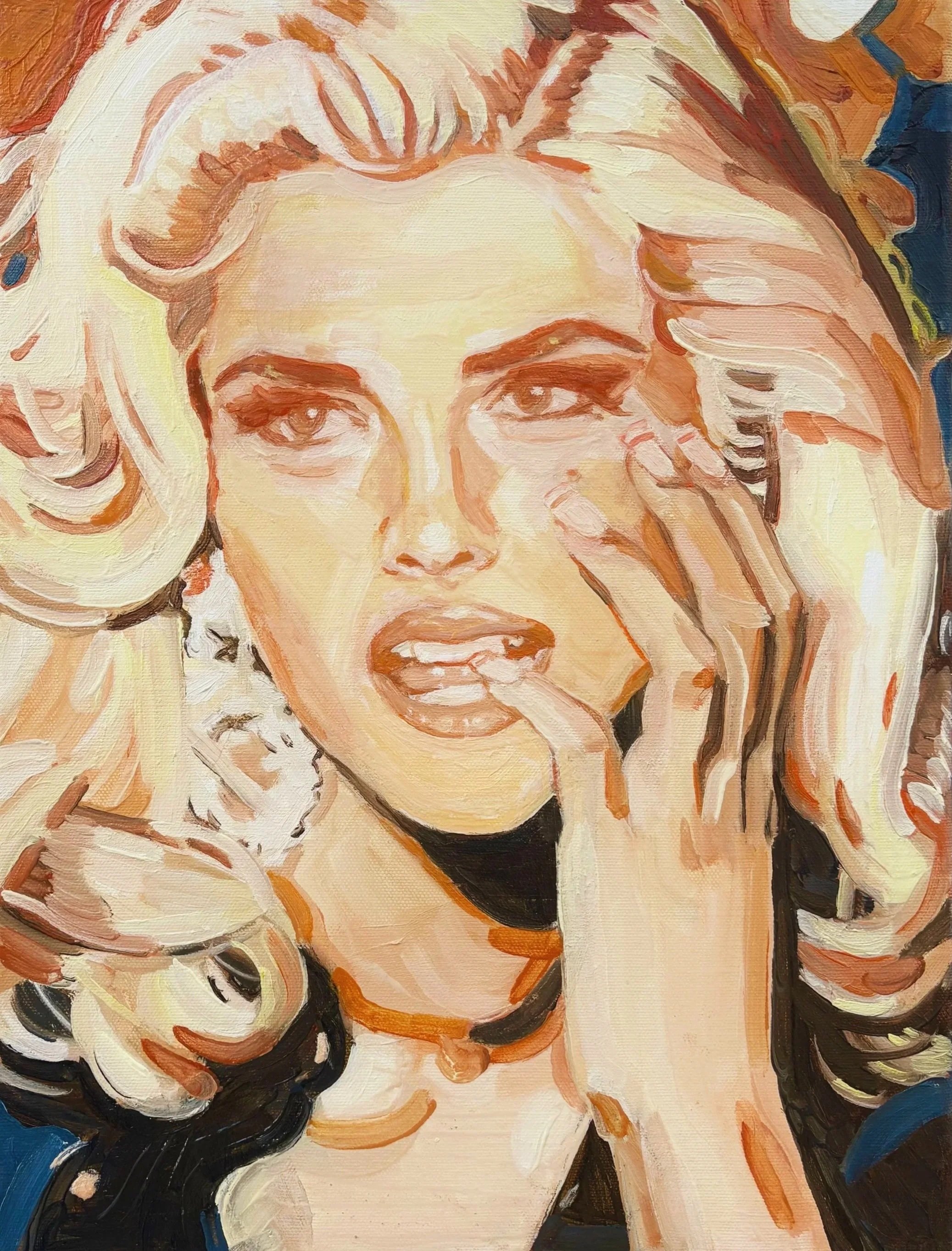 America's Sweetheart, 12 X 18, Oil on Canvas
