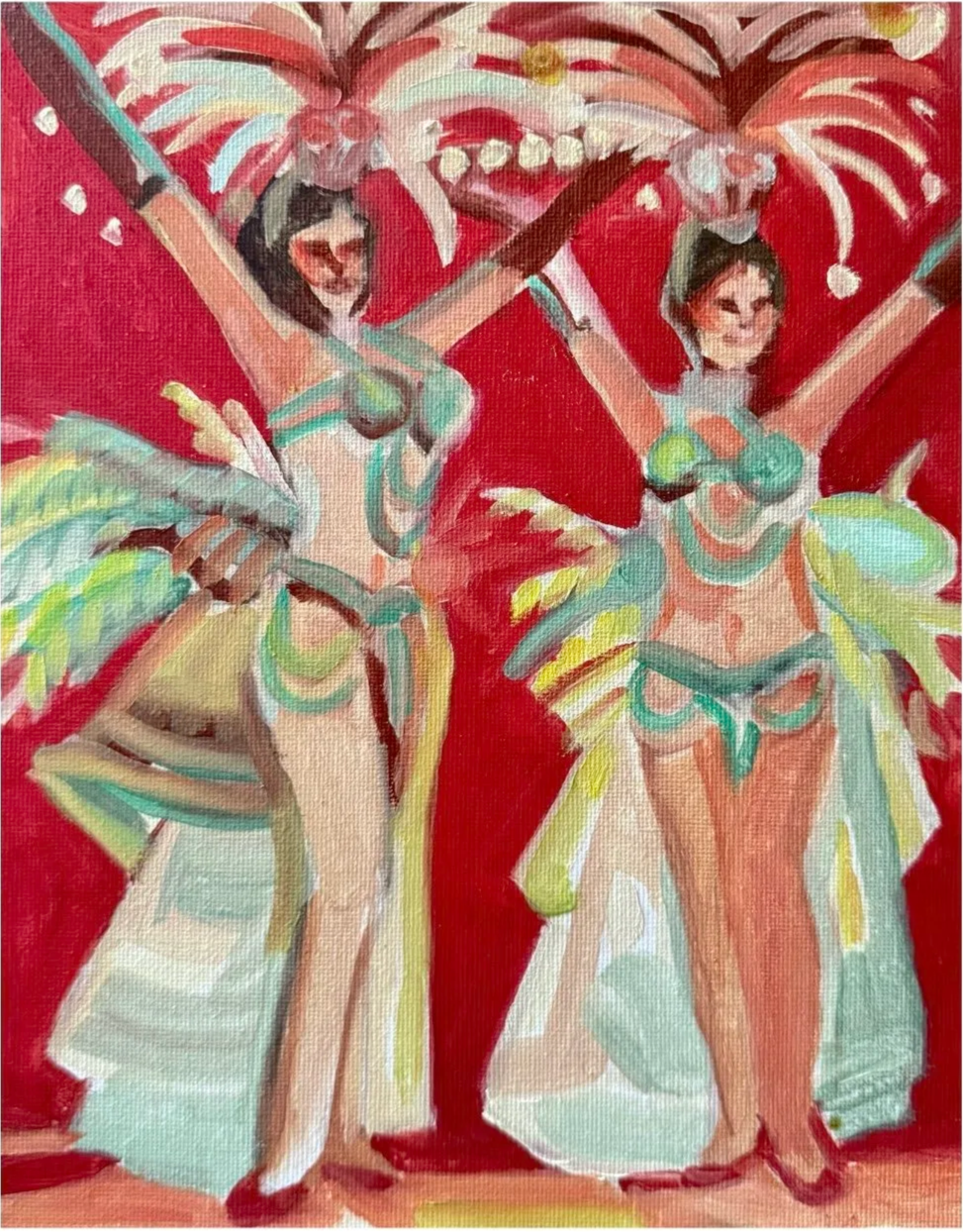 Showtime, 8 X 11, Oil on canvas panel, 540.00