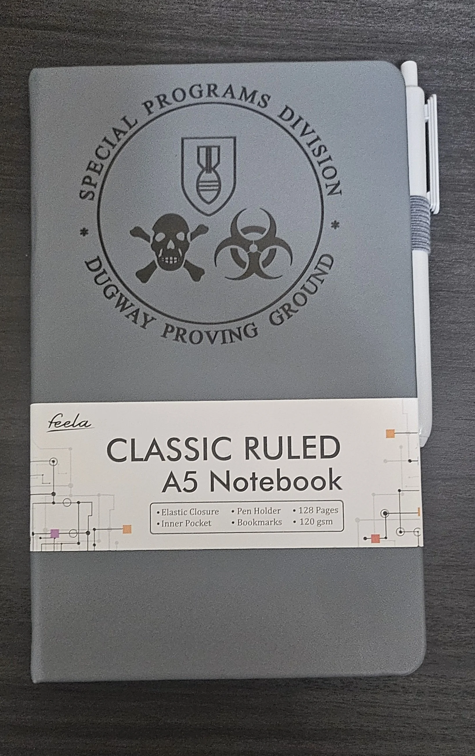 SPD Leatherette Notebook w/ Pen