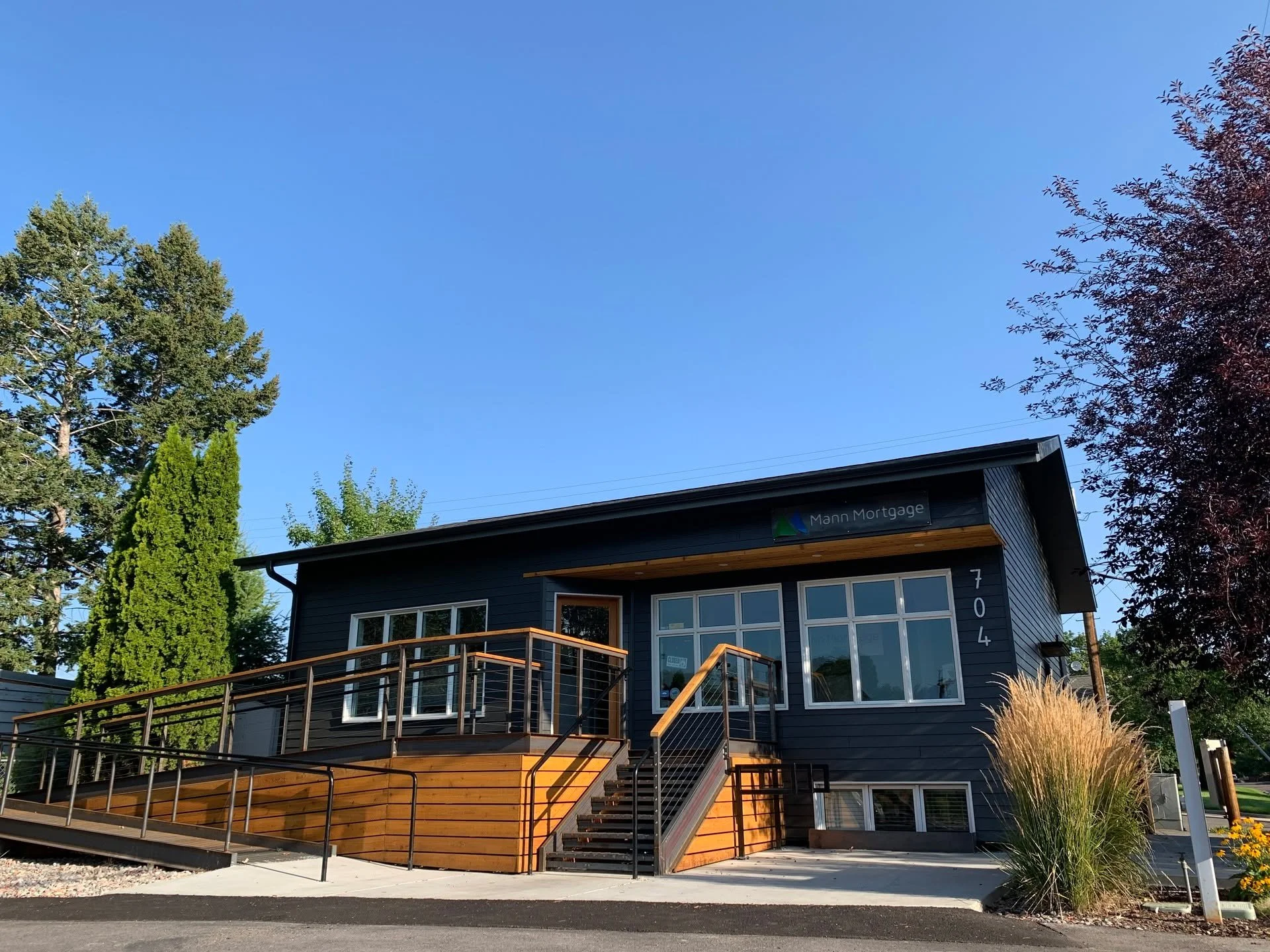 A few years ago, during the wildness of the Covid shutdowns, we did a little facelift of the Mann Mortgage (now Synergy One Lending) building on Bancroft St. across from Washington MS. The existing building was clad in EFIS and in desperate need of a