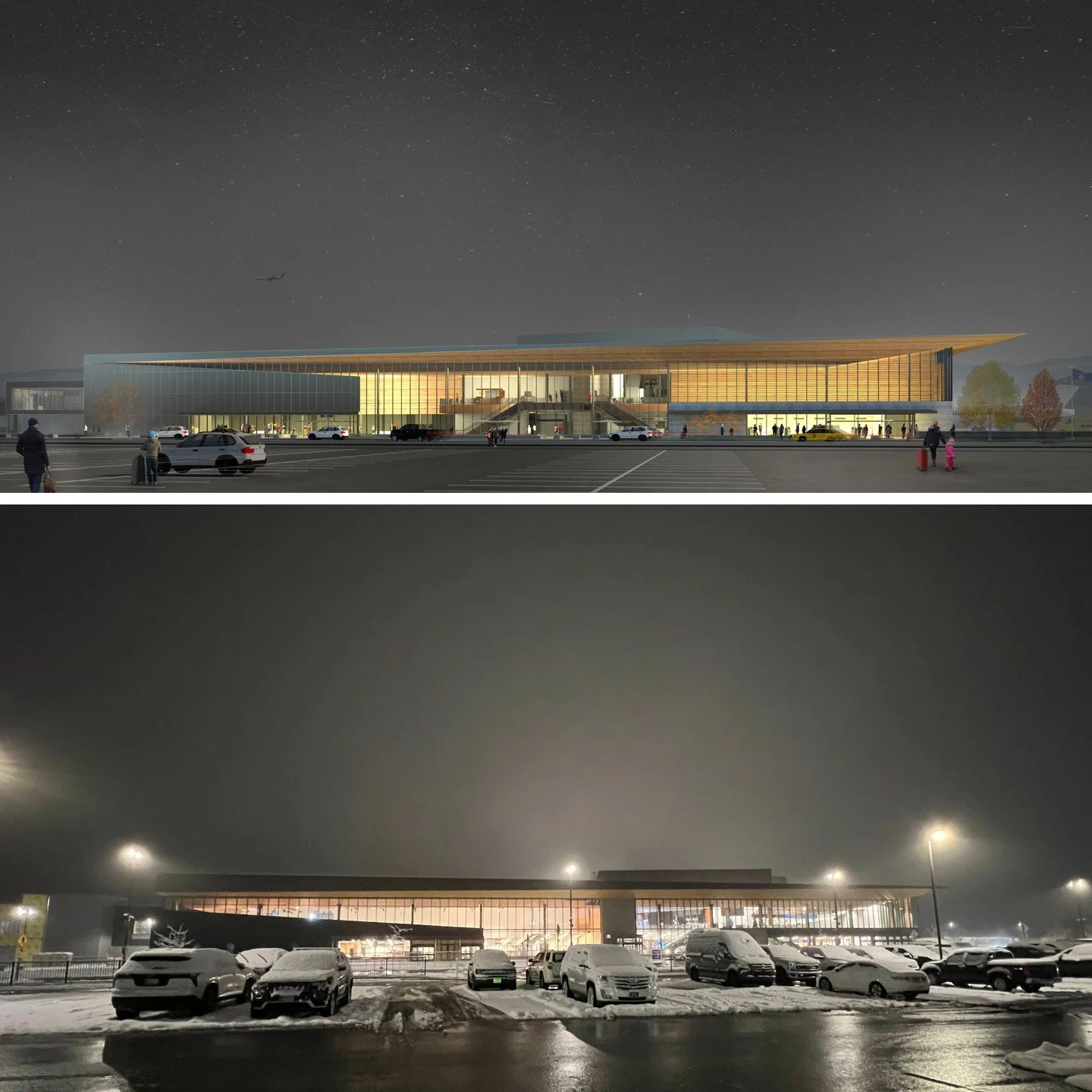 Rendering vs. Reality.

What does everyone think of our new airport?! Can't wait for Phases 2 &amp; 3 to open.

Scott Osteen, Levi Thane, Josh Davit and many others from @create.impact and @martel_construction have done a fantastic job bringing it to