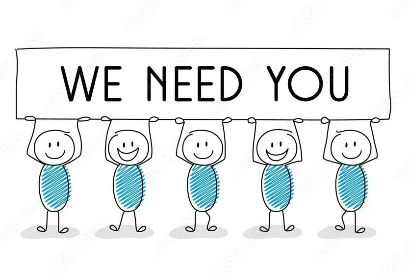 We. Need. YOU.