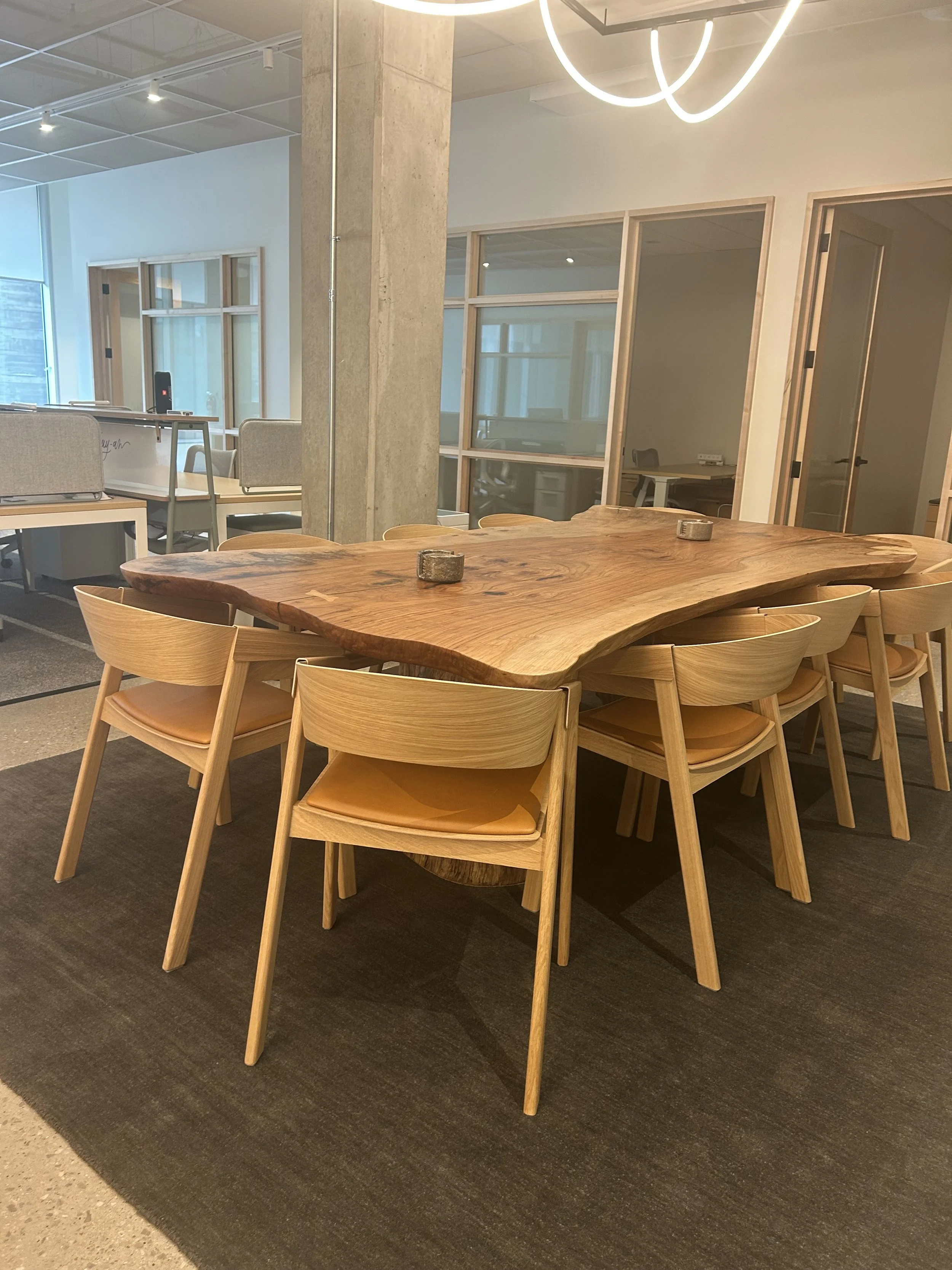 commercial communal table