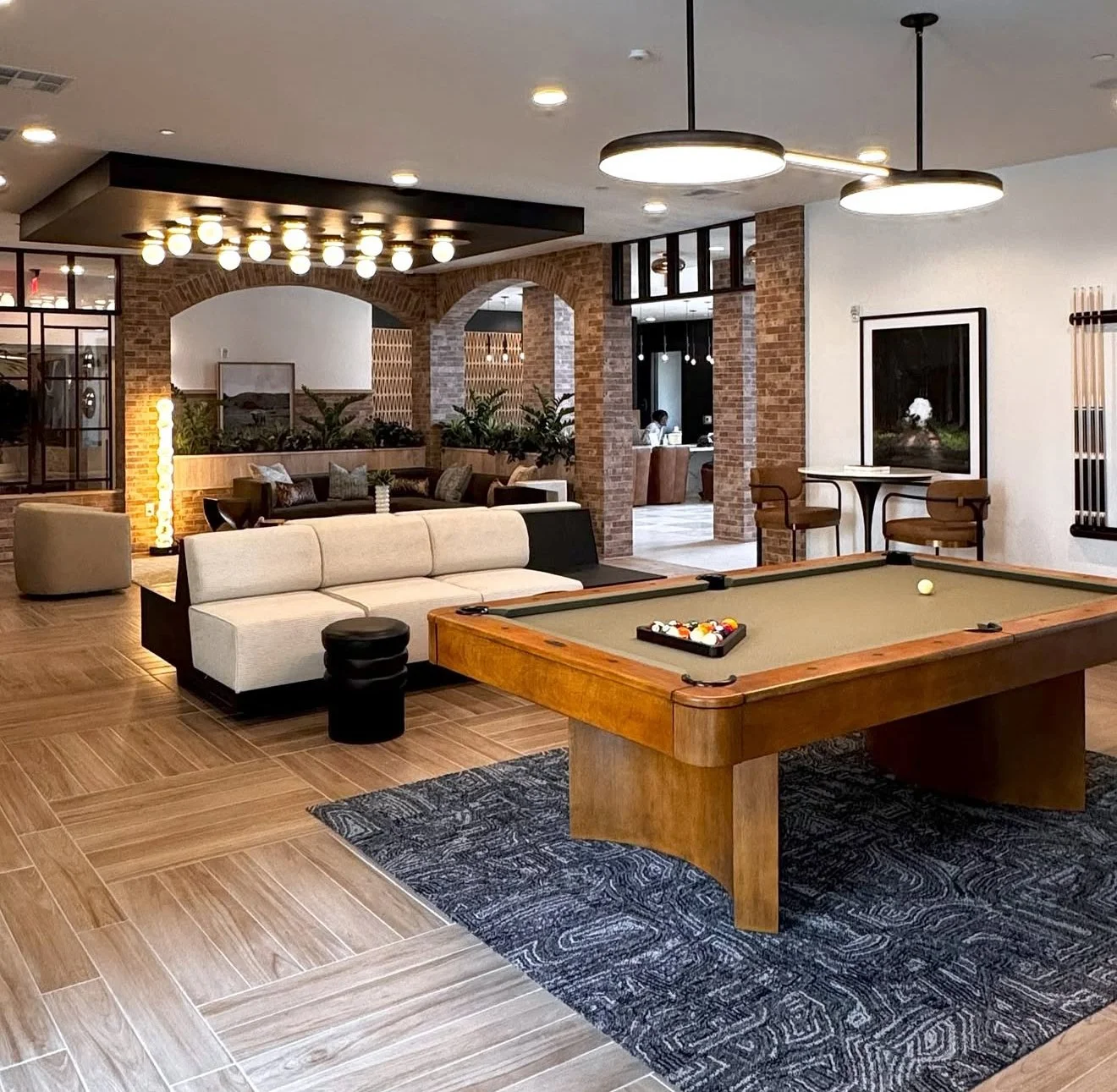 multi family common space sofa