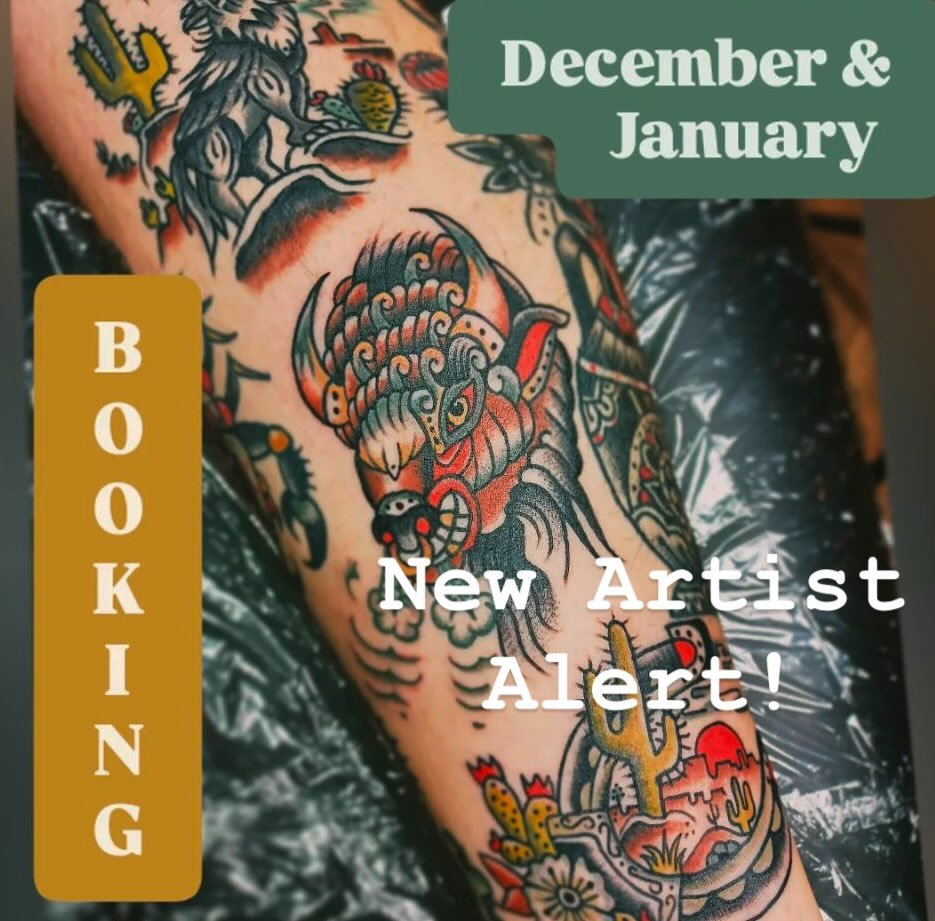 Please welcome the newest addition to the White Lotus team @jessicanoeltattoo 
Jessica has availability on Fridays and Saturdays. Call or text the shop at 206-531-5436 or message her directly.