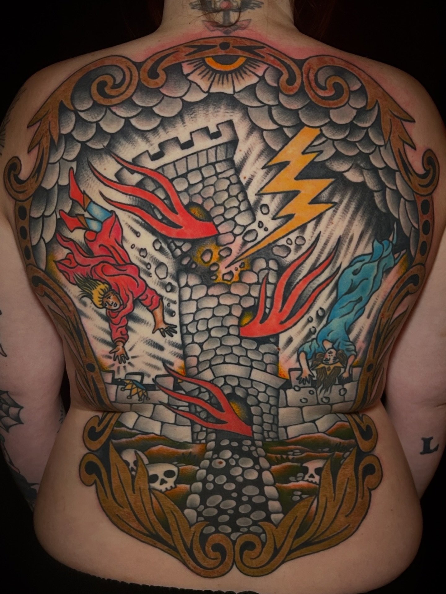 By @sarapurr 
#seattletattooartist #tattoos  #traditionaltattoo #tattoo #ladytattooers