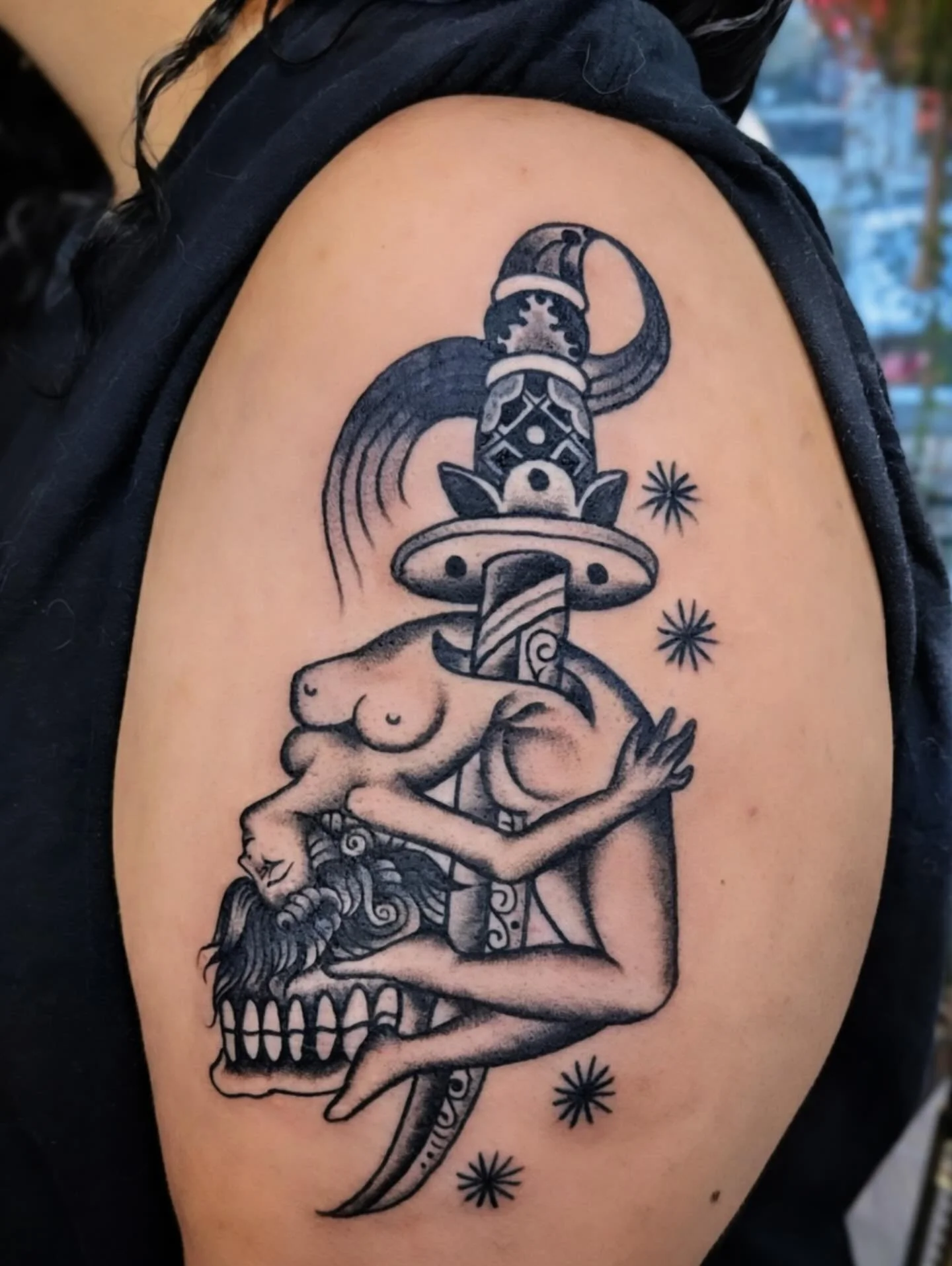 Done by @jessicanoeltattoo contact directly for appointments 
.
.
.
#traditionaltattoo #seattletattoo