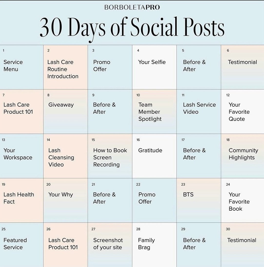 It&rsquo;s the first of the month and I am DETERMINED to show up better &hellip; more intentionally and consistently. I use this guide to help me be purposeful in my social posts. CLICK THE SAVE BUTTON below to refer back to this post whenever you ne