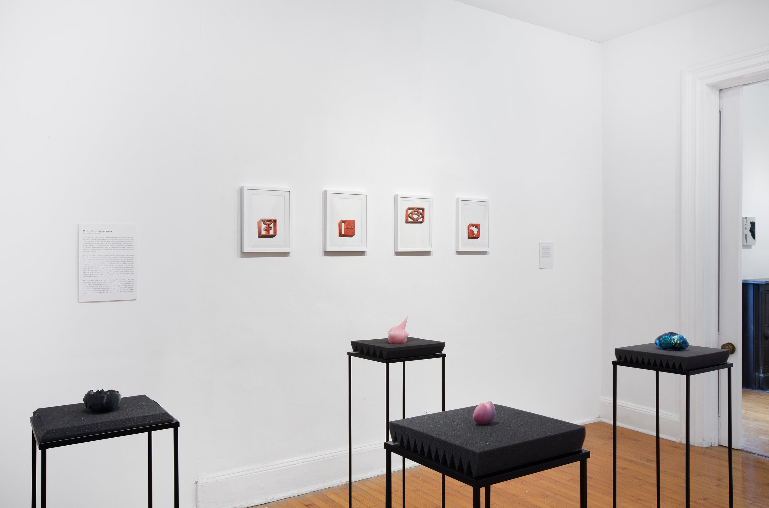 The use of materials as poetry Curated by Austria Ulloa
At The New York Latin American Art Triennial (NYLAAT)