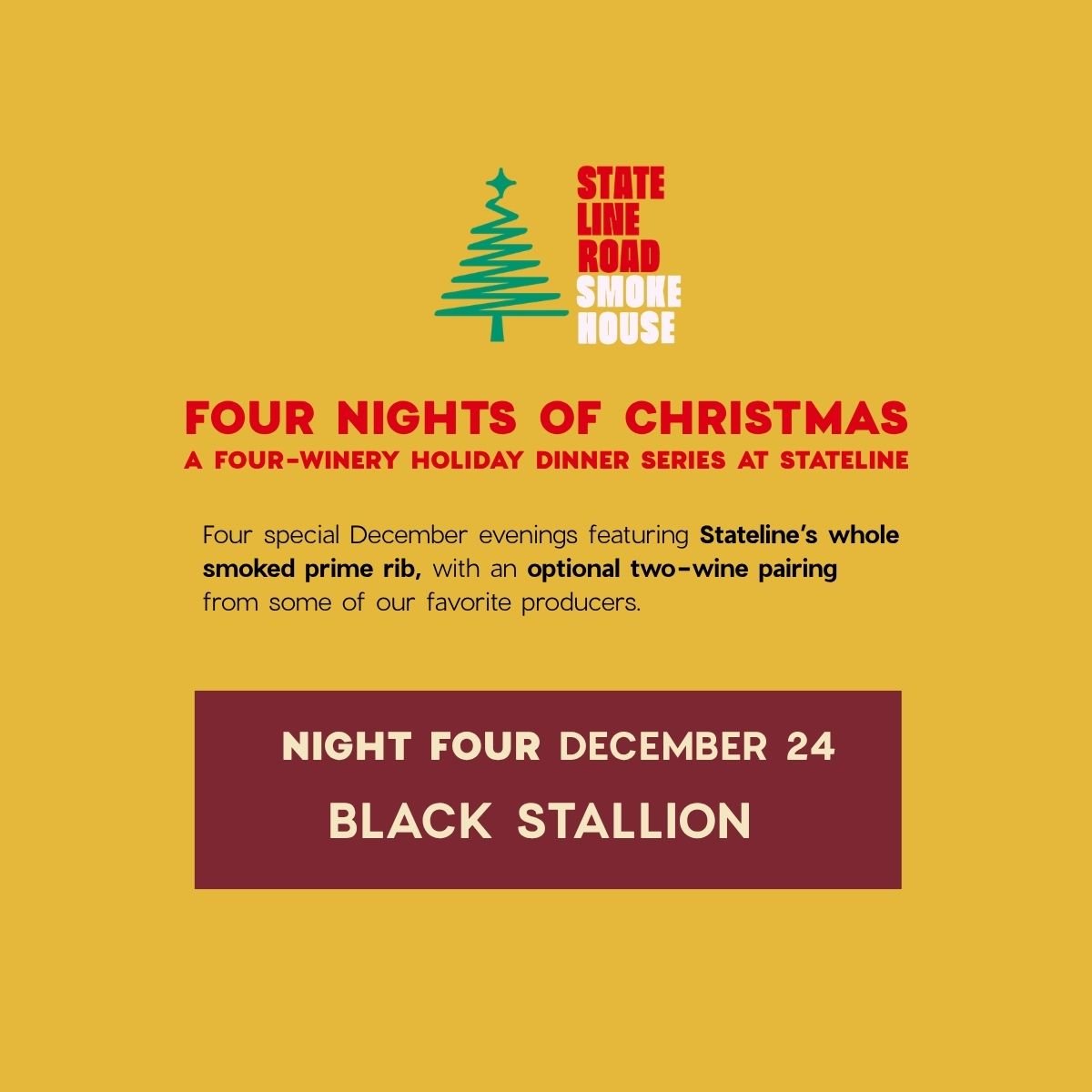 December 24: Black Stallion