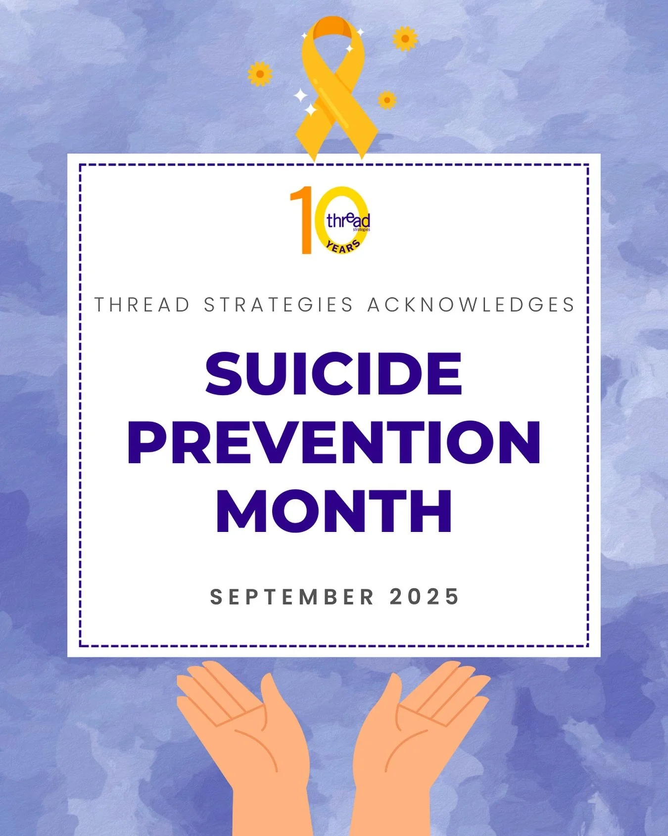 This #WordOutWednesday, we honor Suicide Prevention Month by highlighting our partners who champion mental health every day: @nami_mc @active_minds @institutofamiliarsf and @our.minds.matter 💛
This month, and always, we remind ourselves to pause, br