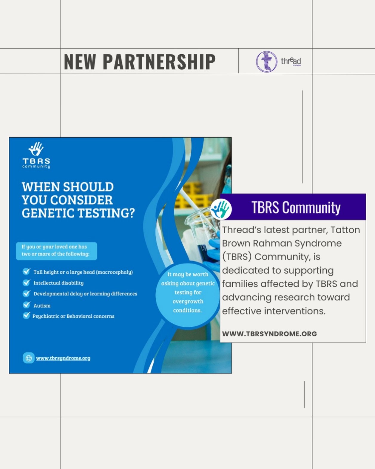 This #wordoutwednesday, we&rsquo;re excited to announce our new partnership with CZI&rsquo;s Cycle 2 Rare As One organization with the Tatton Brown Rahman Syndrome (TBRS) Community, which is dedicated to supporting families affected by TBRS and advan