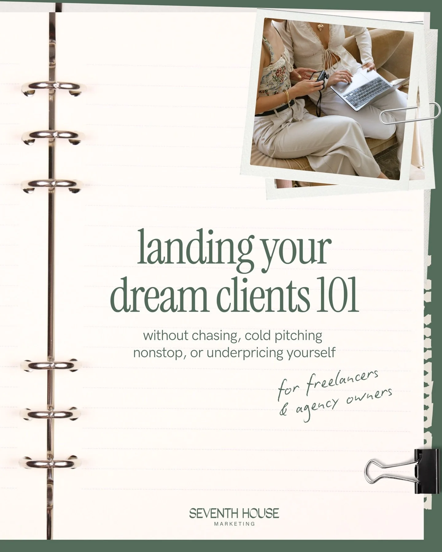 You didn&rsquo;t think we&rsquo;d figure out&nbsp;the key to landing dream clients and not share it with you, right? Xoxo your fairy godmarketers🧚🏻