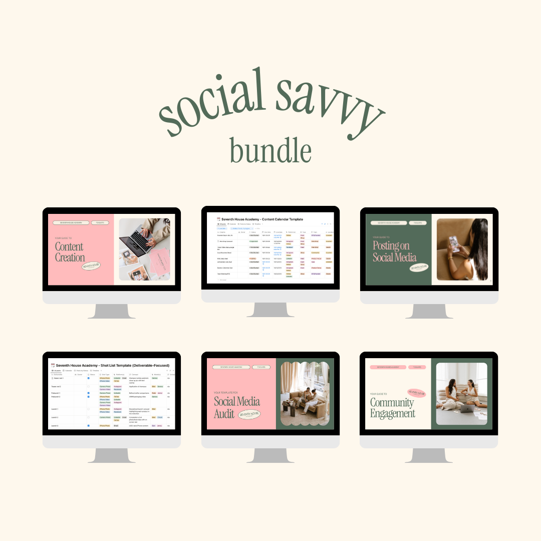 The Social Savvy Bundle (Notion)