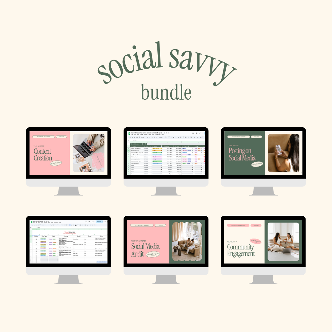 The Social Savvy Bundle (Google Sheets)