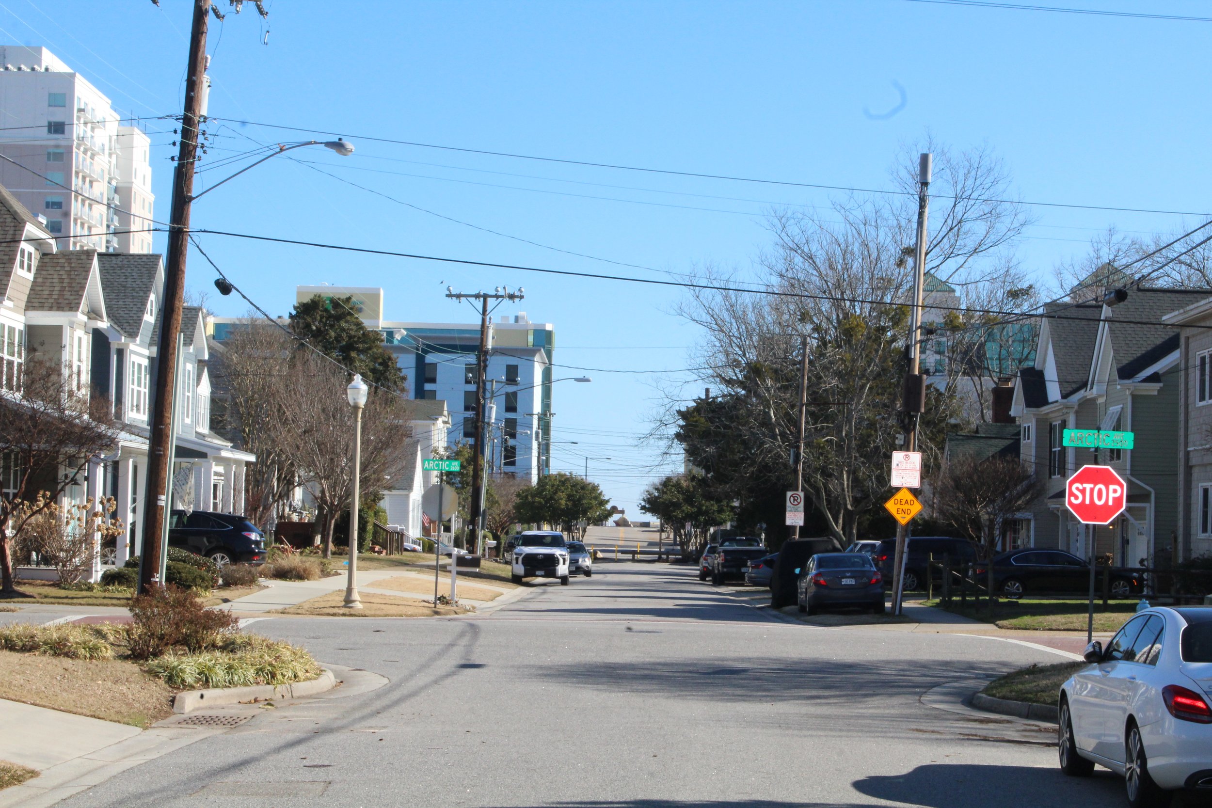 3 blocks to the boardwalk