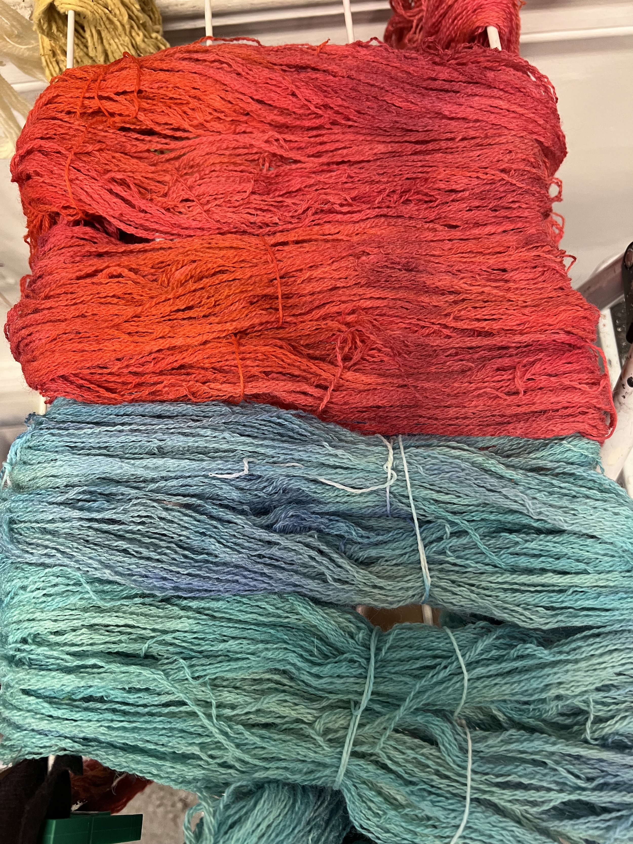 acid dyed wool