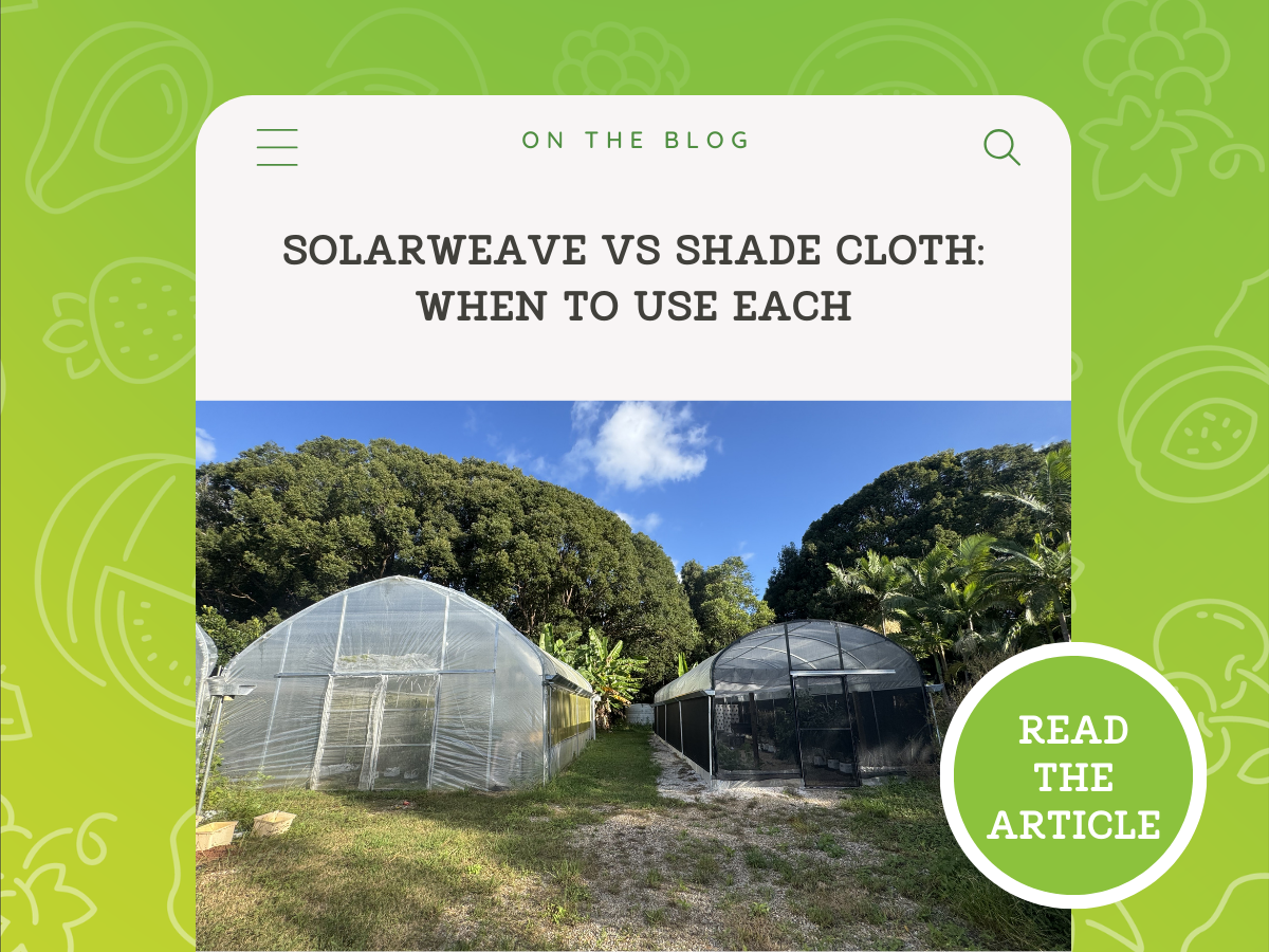 Solarweave vs Shade Cloth: When to Use Each