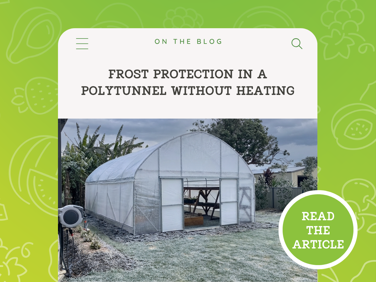 Frost Protection in a Polytunnel –&nbsp;Without Heating