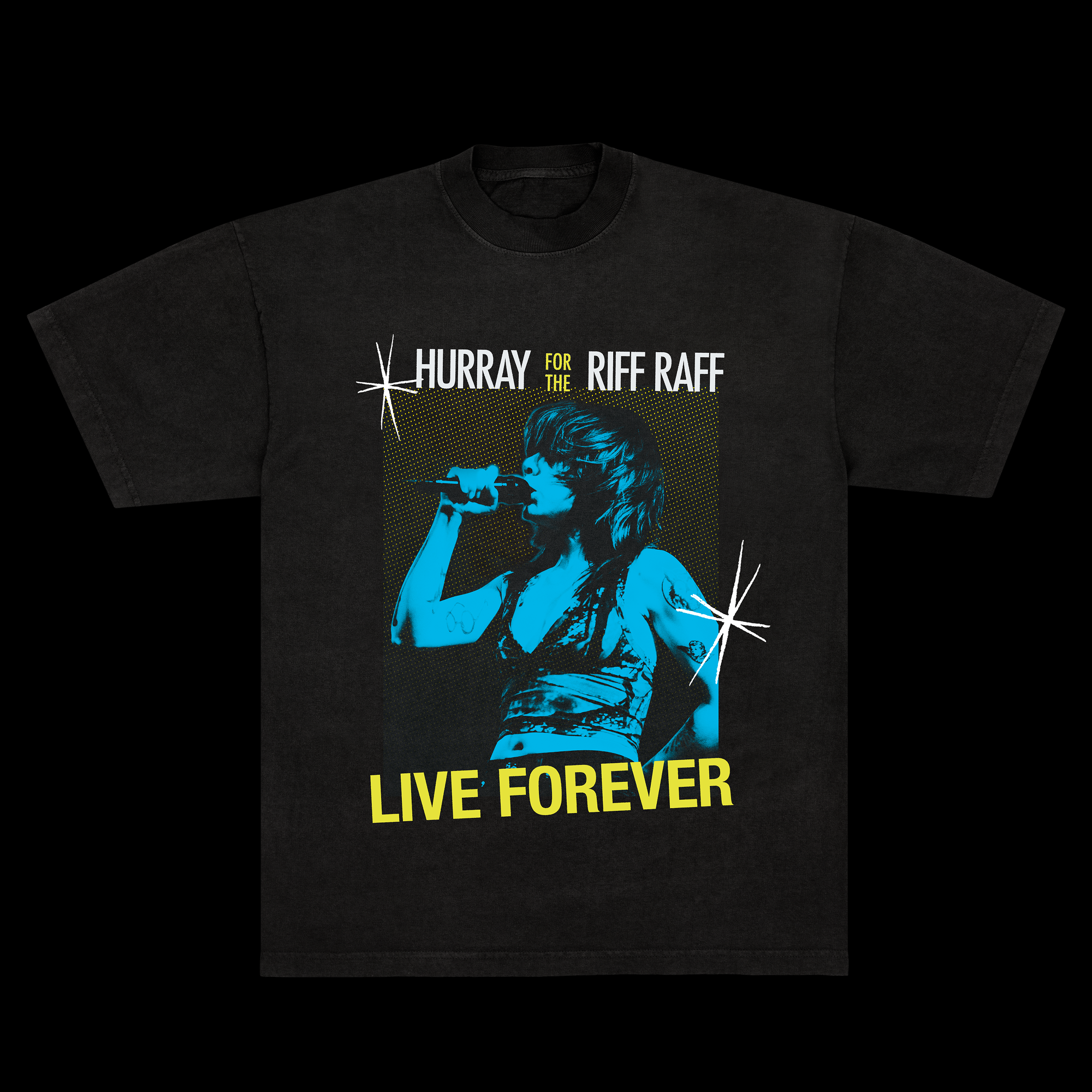 Hurray for the Riff Raff Live Album 2026 Tee: "Tour Forever" Tee Front